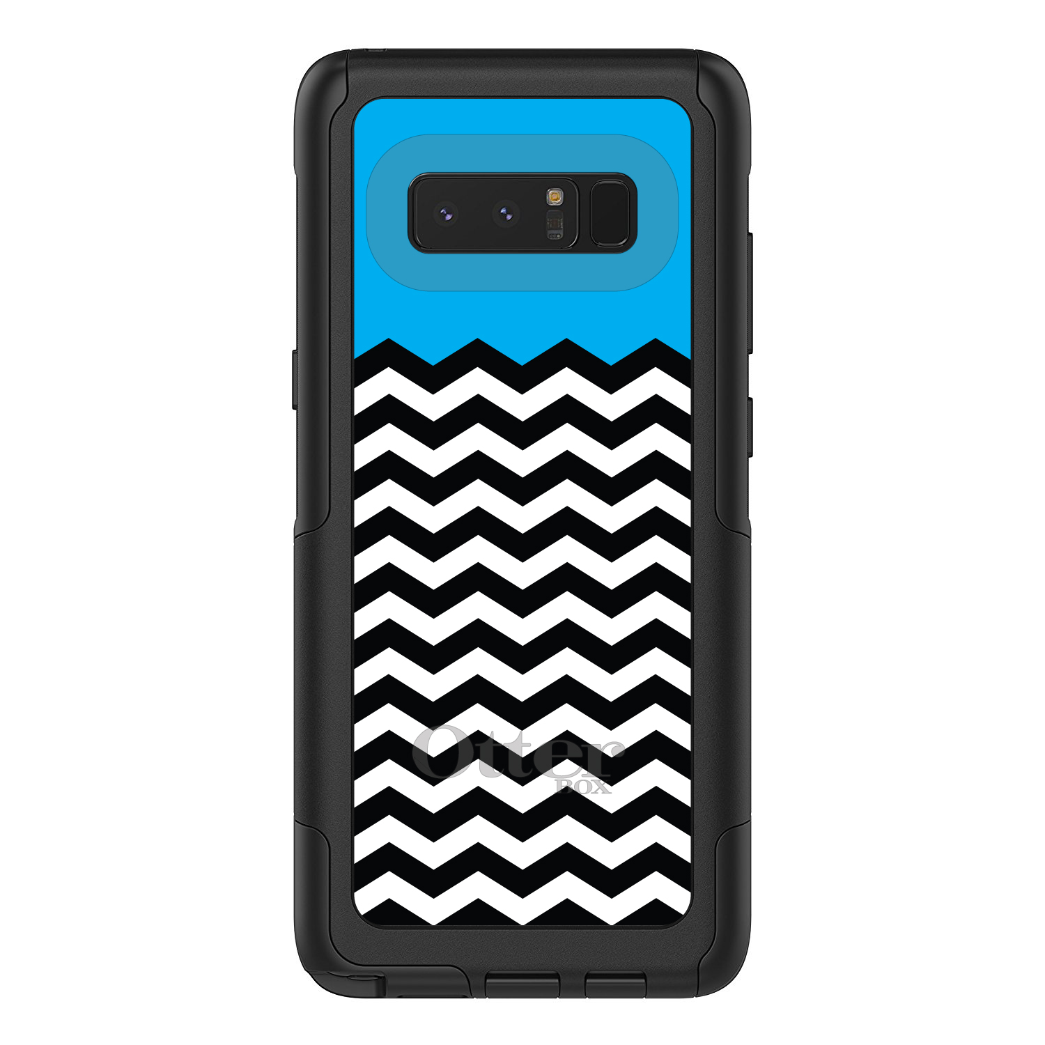 OtterBox Commuter para Galaxy Note (Elige Modelo) Negro Blanco Cian Azul Chevron - Imagen 7 de 15
