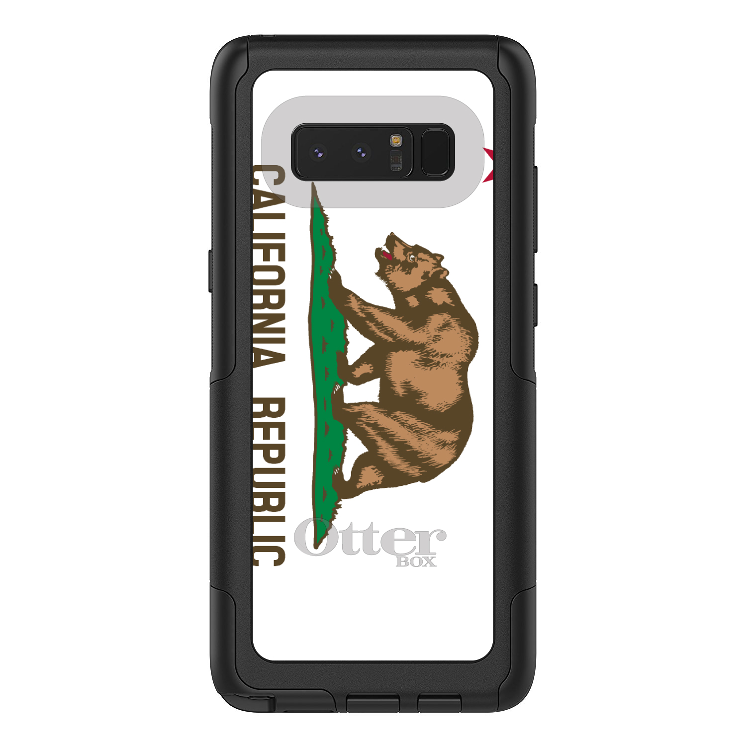 OtterBox Commuter para Galaxy Note (Elegir modelo)Bandera del estado de California - Imagen 7 de 15