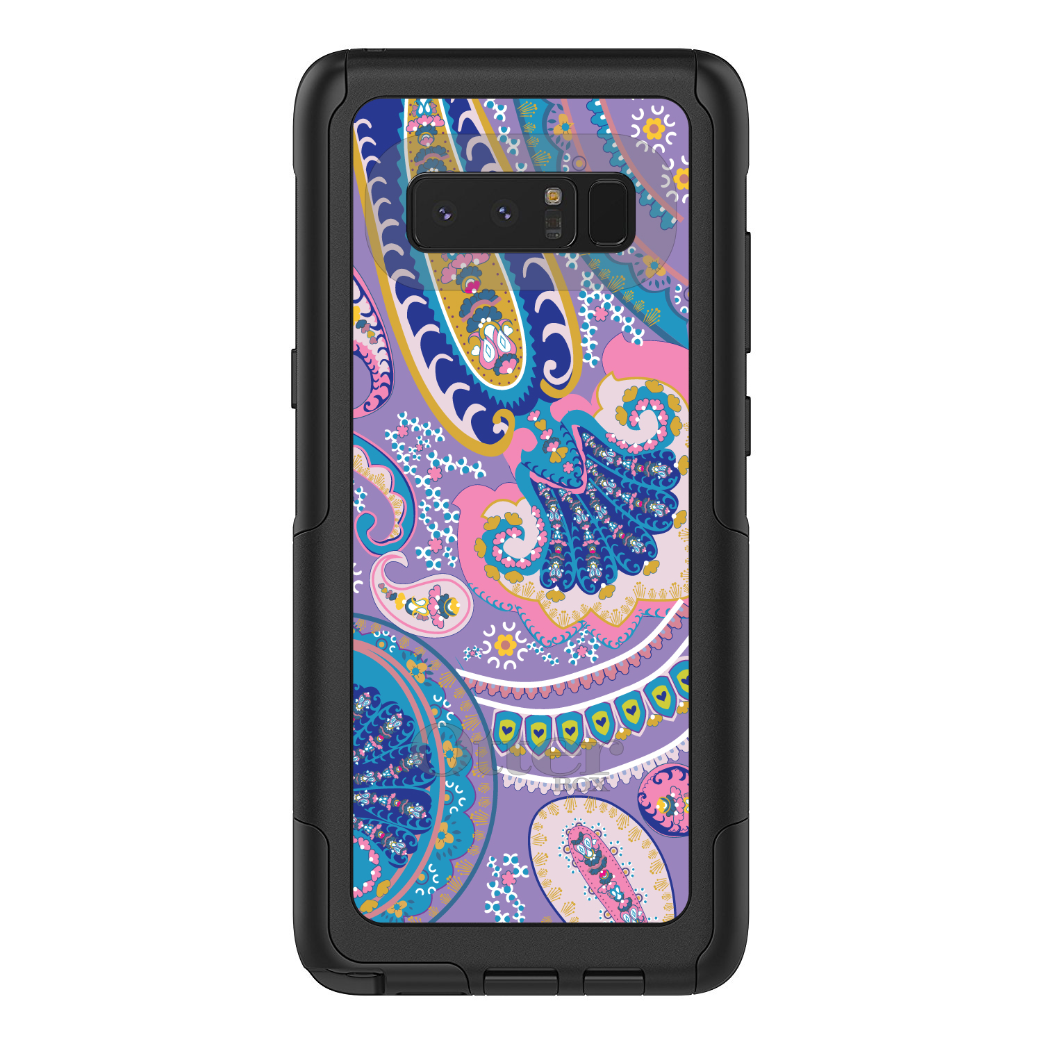OtterBox Commuter für Galaxy Note (Modell auswählen) lila pink blau Paisley - Bild 7 von 15