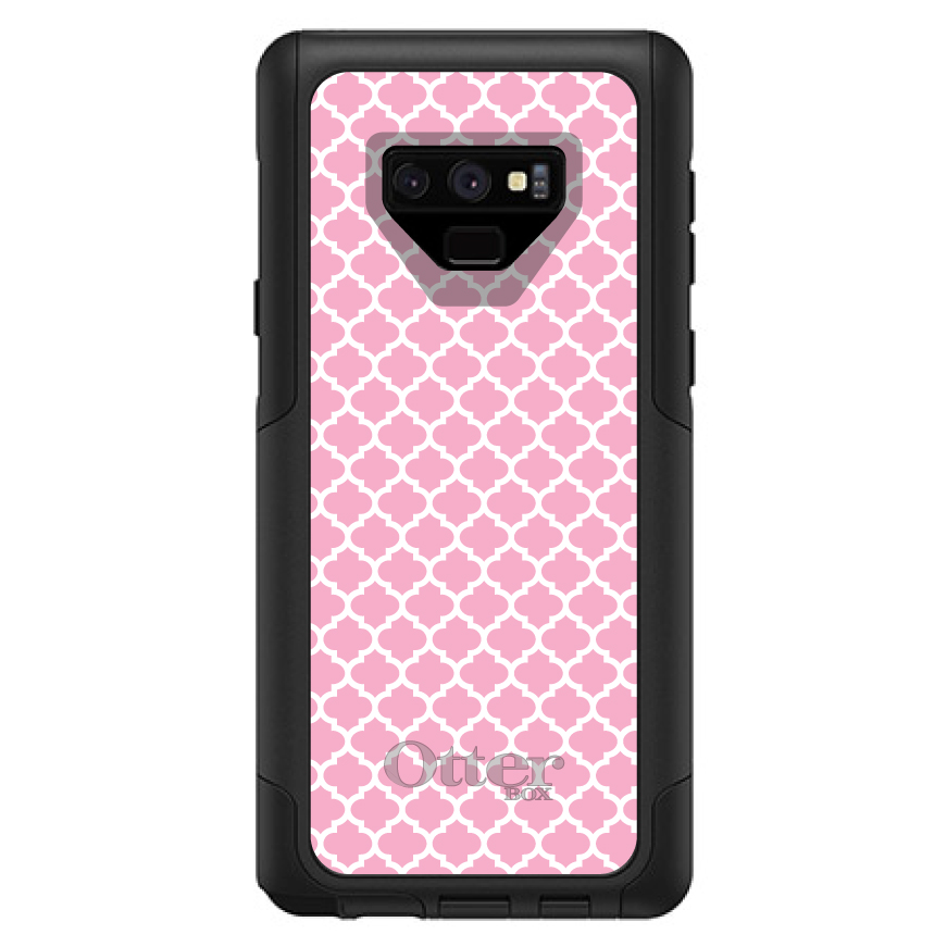 OtterBox Commuter for Galaxy Note(Choose Model)Pink White Moroccan Lattice - Picture 12 of 15