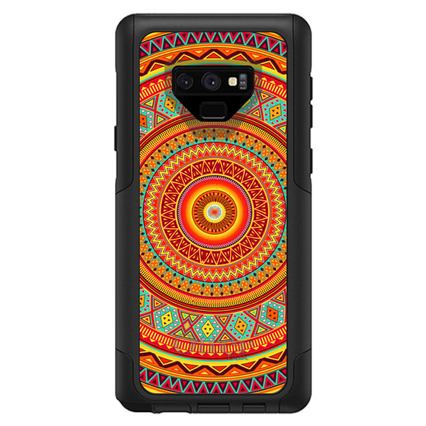 OtterBox Commuter para Galaxy Note (elige modelo) amarillo azulado naranja tribal - Imagen 12 de 15