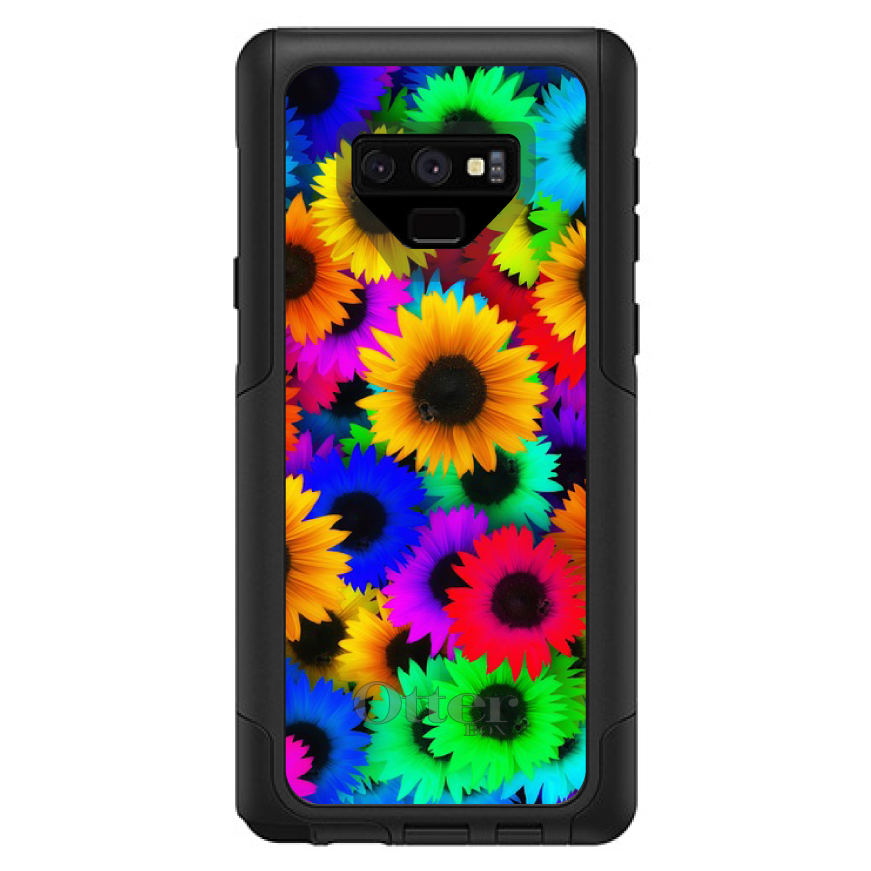 OtterBox Commuter para Galaxy Note 4 8 9 10 + girasoles rojo verde amarillo - Imagen 17 de 31