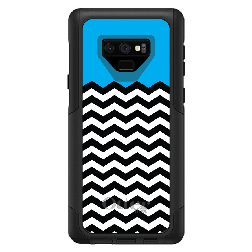 OtterBox Commuter para Galaxy Note (Elige Modelo) Negro Blanco Cian Azul Chevron - Imagen 12 de 15