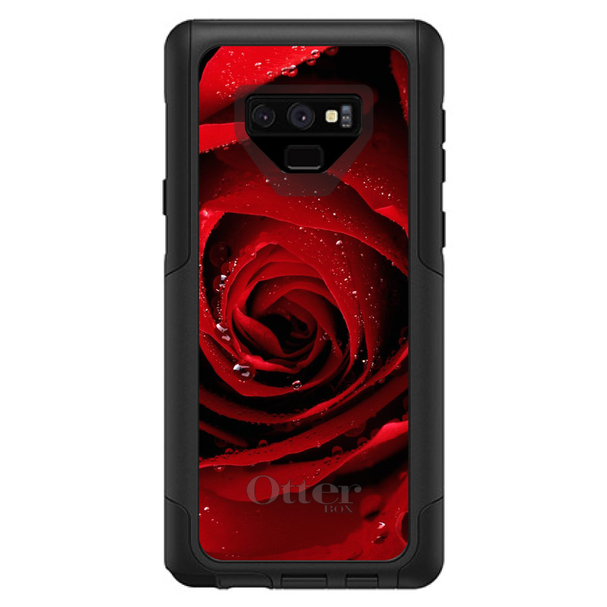OtterBox Commuter para Galaxy Note 4 8 9 10 + rojo rosa cubierto de rocío - Imagen 22 de 36