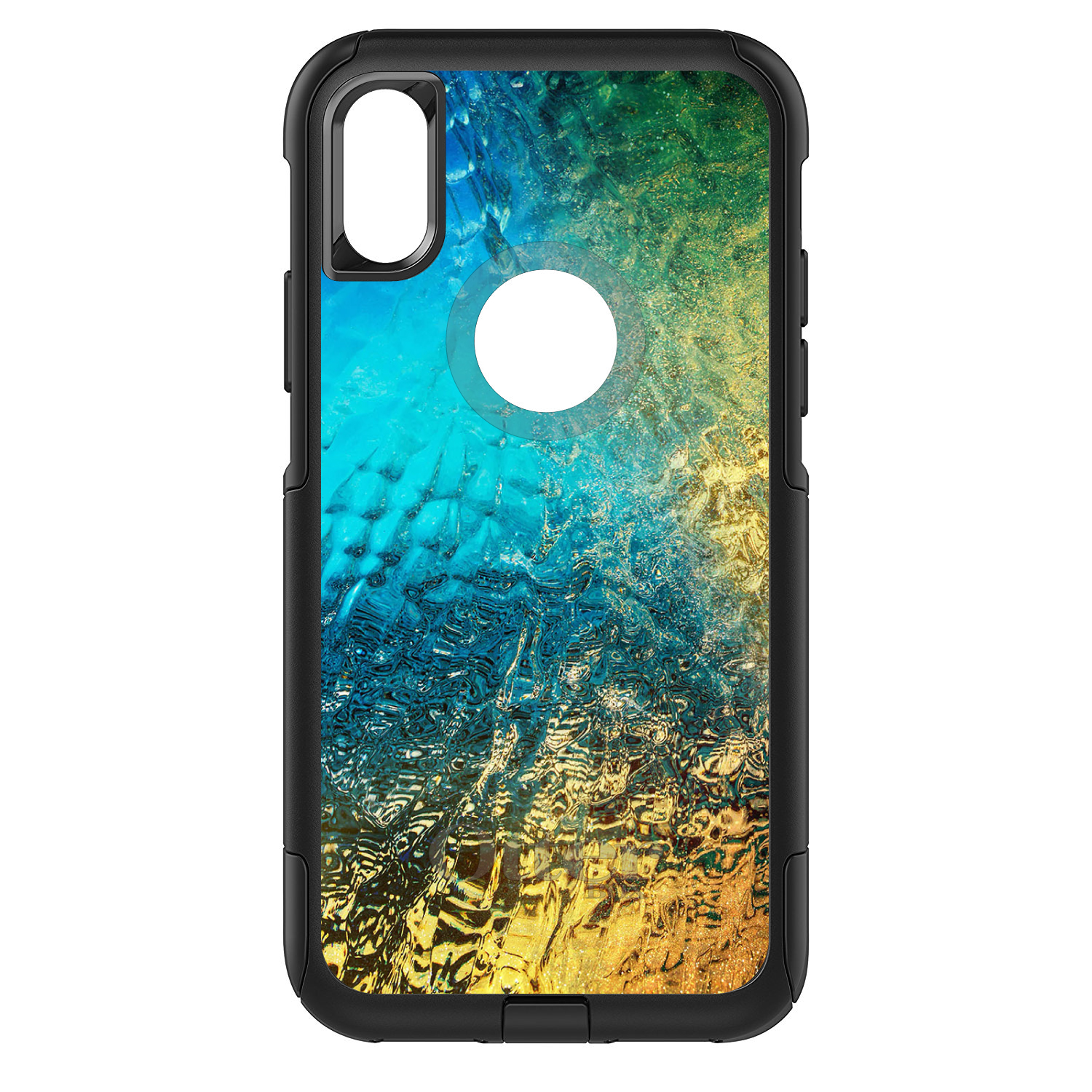 OtterBox Commuter for Apple iPhone (Pick Model) Colorful Rainbow Waterfall - Picture 8 of 24