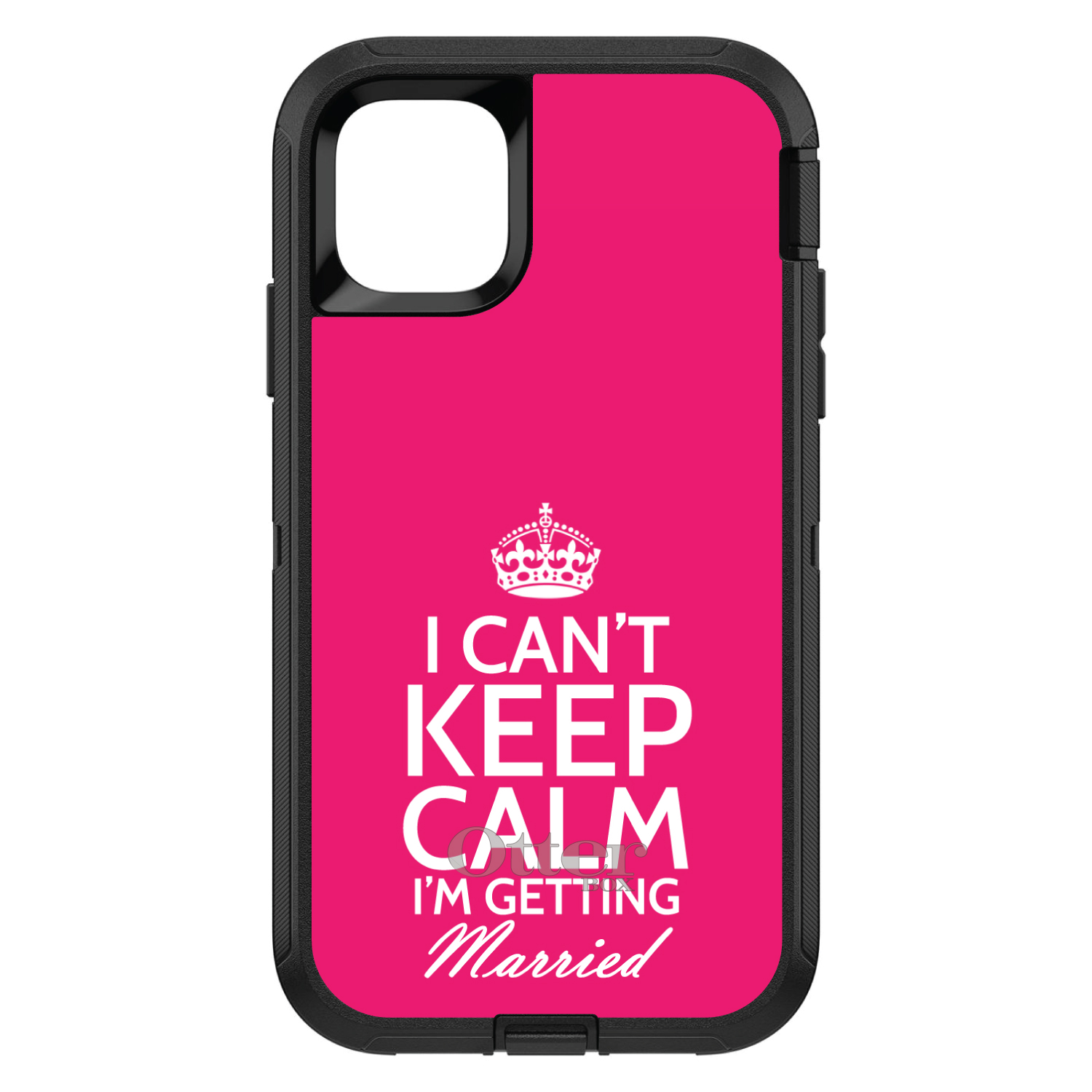 OtterBox Defender para iPhone / Samsung Galaxy - No puedo mantener la calma casarse - Imagen 9 de 40