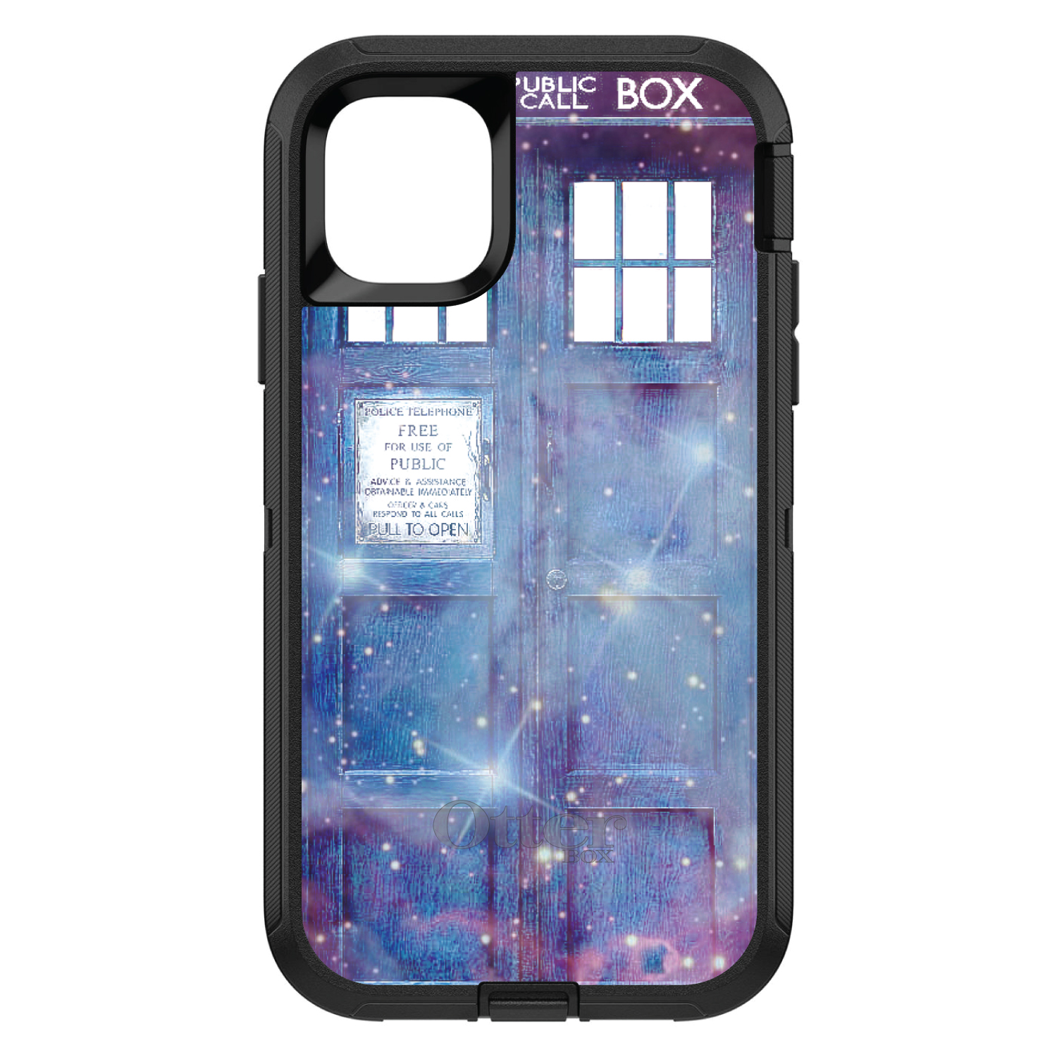 OtterBox Defender para iPhone / Samsung Galaxy - Desvanecimiento TARDIS Estrella del Espacio Exterior - Imagen 11 de 42