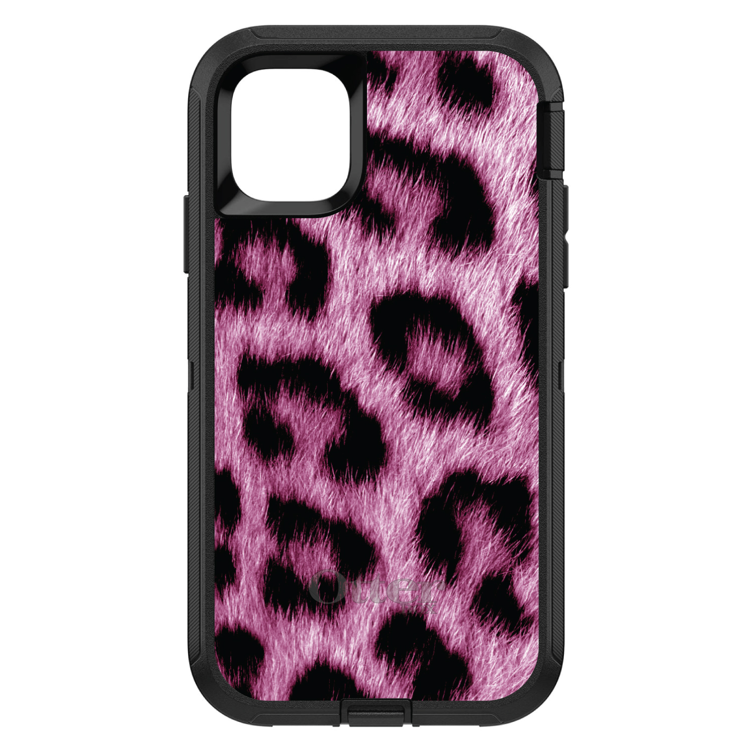 OtterBox Defender for iPhone / Samsung Galaxy - Pink Black Leopard Fur Skin - Picture 12 of 40