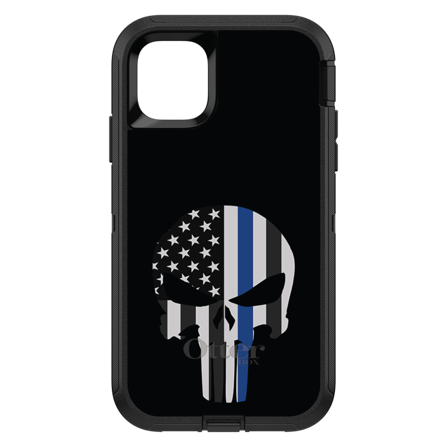 OtterBox Defender für iPhone/Samsung Galaxy - dünner blauer Linienschädel - Bild 12 von 40