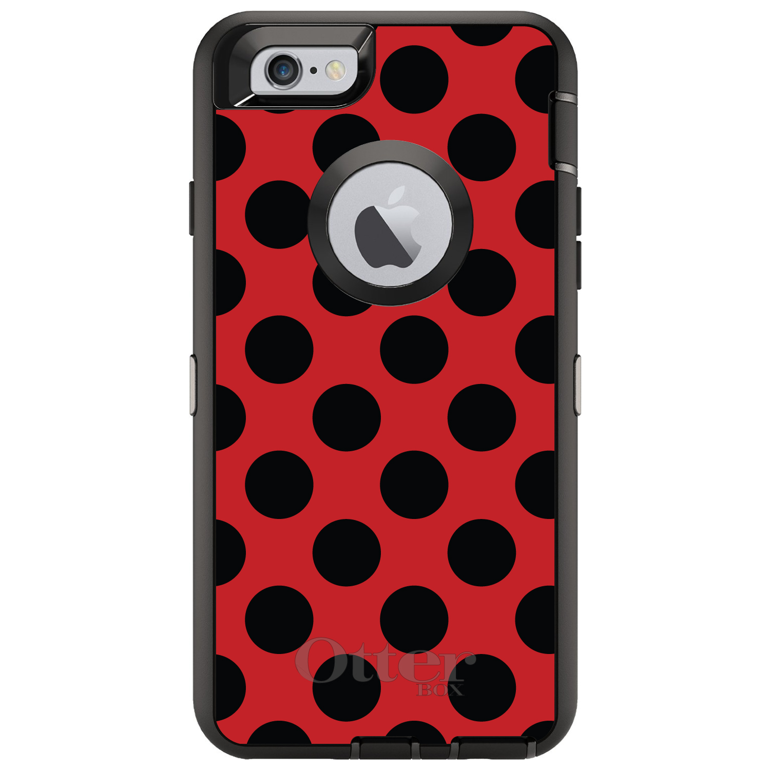OtterBox Defender für iPhone/Samsung Galaxy - schwarz & rot Tupfenpunkte - Bild 2 von 40
