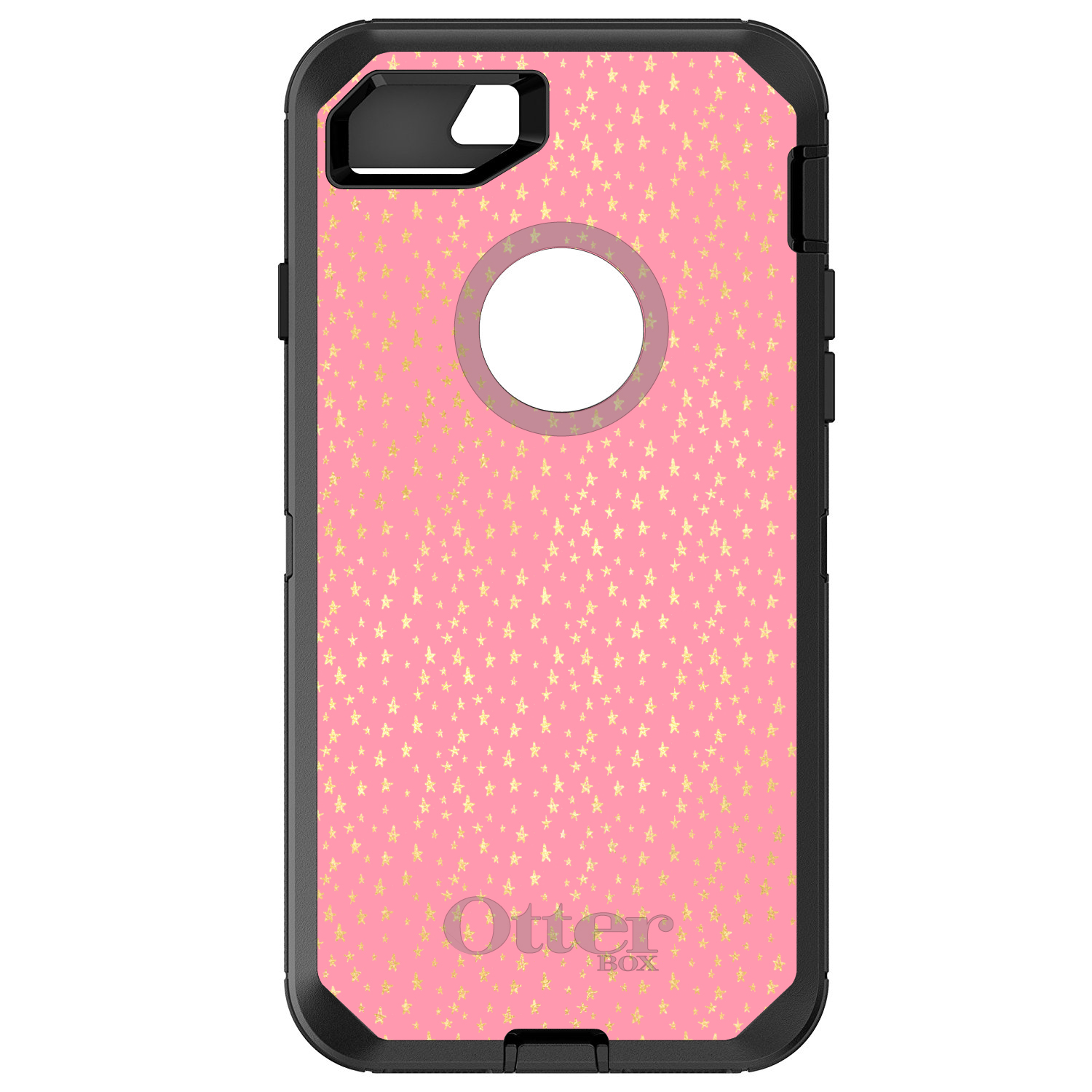 OtterBox Defender for iPhone / Samsung Galaxy Pink & Gold Star