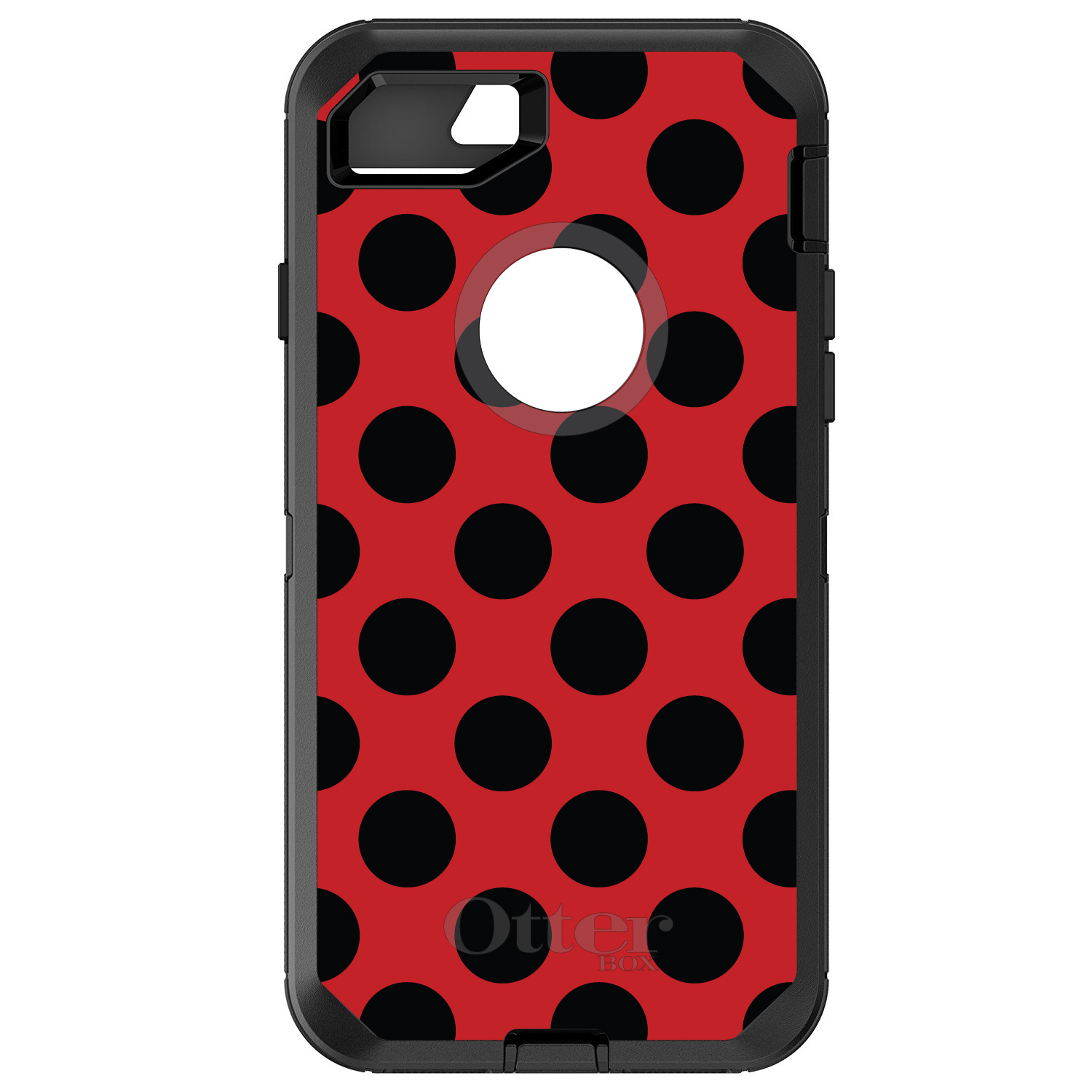 OtterBox Defender für iPhone/Samsung Galaxy - schwarz & rot Tupfenpunkte - Bild 4 von 40