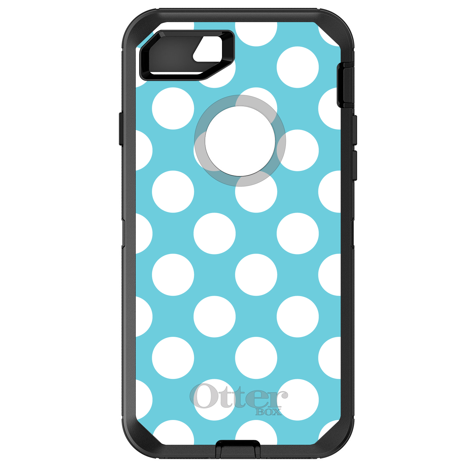 OtterBox Defender for iPhone / Samsung Galaxy - White & Blue Polka Dots - Picture 4 of 40