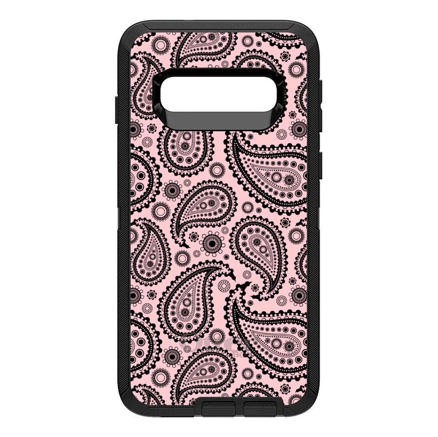 OtterBox Defender for Galaxy S (Choose Model) Black & Pink Paisley - Picture 5 of 10
