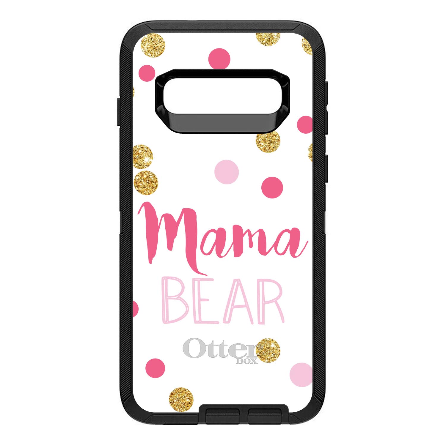 "OtterBox Defender für Galaxy S (Modell auswählen) rosa weißgold ""Mama Bär" - Bild 10 von 15