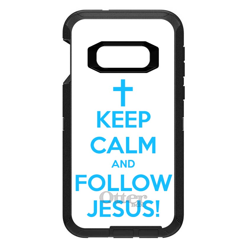 OtterBox Defender for Galaxy S (Choose Model) Keep Calm and Follow Jesus - Picture 7 of 10