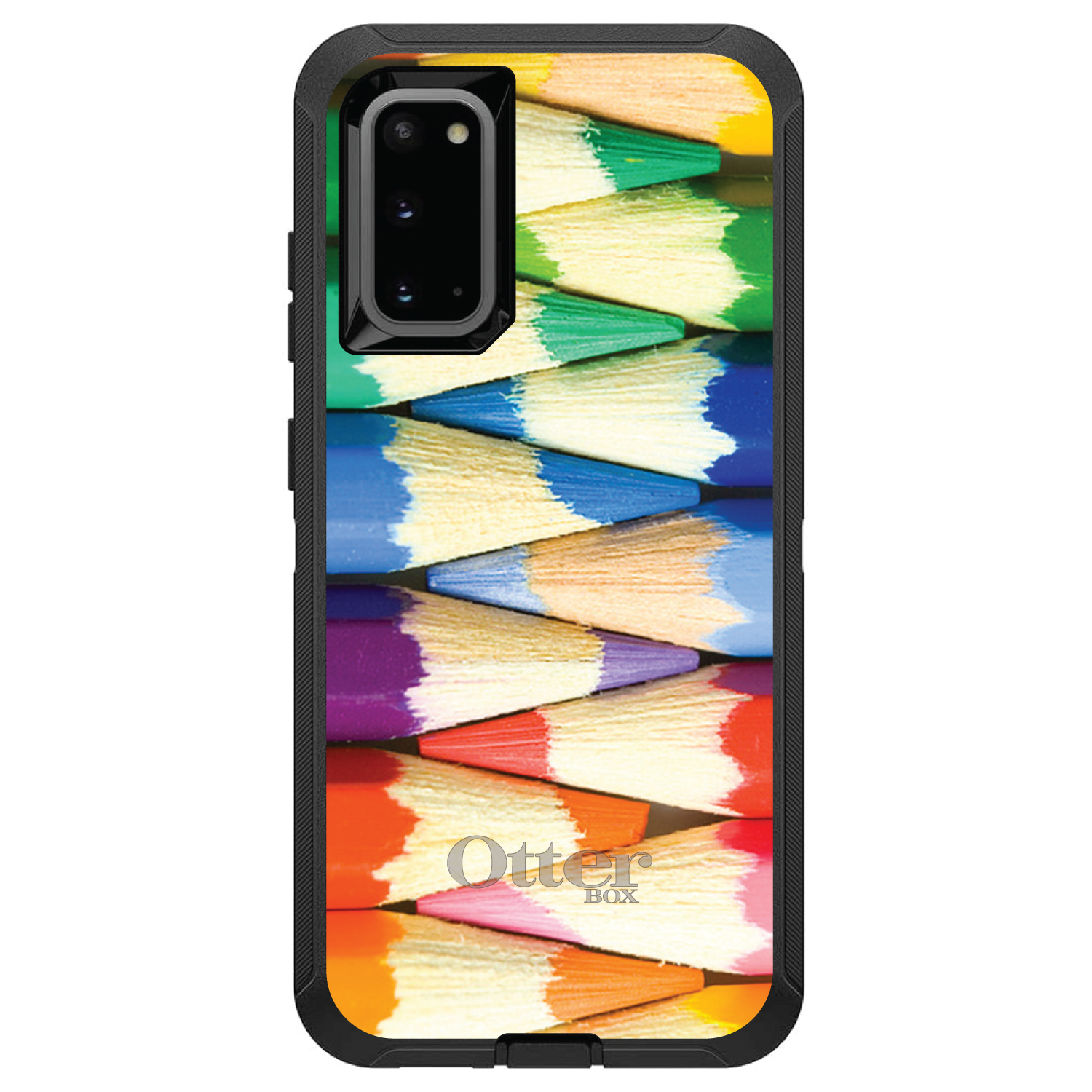 OtterBox Defender for Galaxy S (Choose Model) Rainbow Colored Pencils