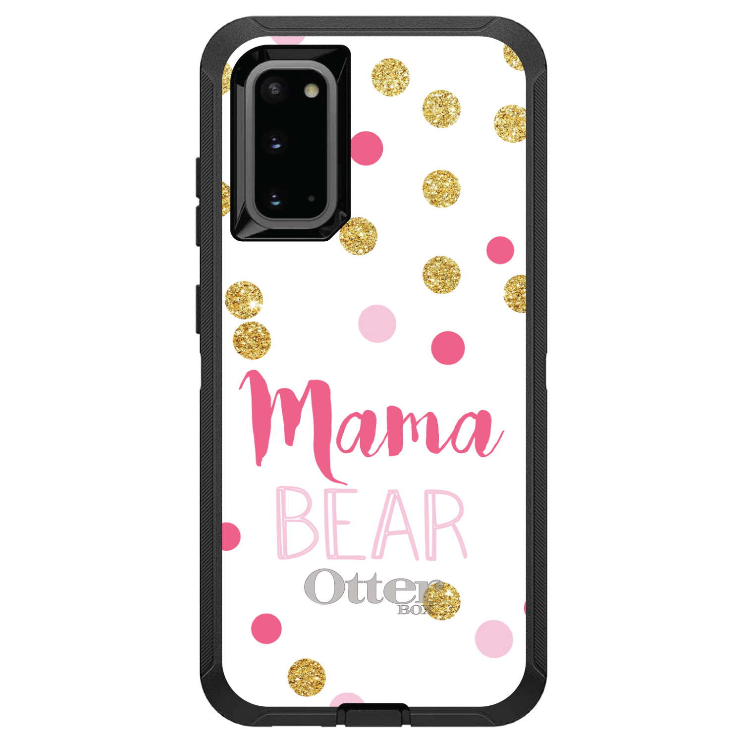 "OtterBox Defender für Galaxy S (Modell auswählen) rosa weißgold ""Mama Bär" - Bild 13 von 15