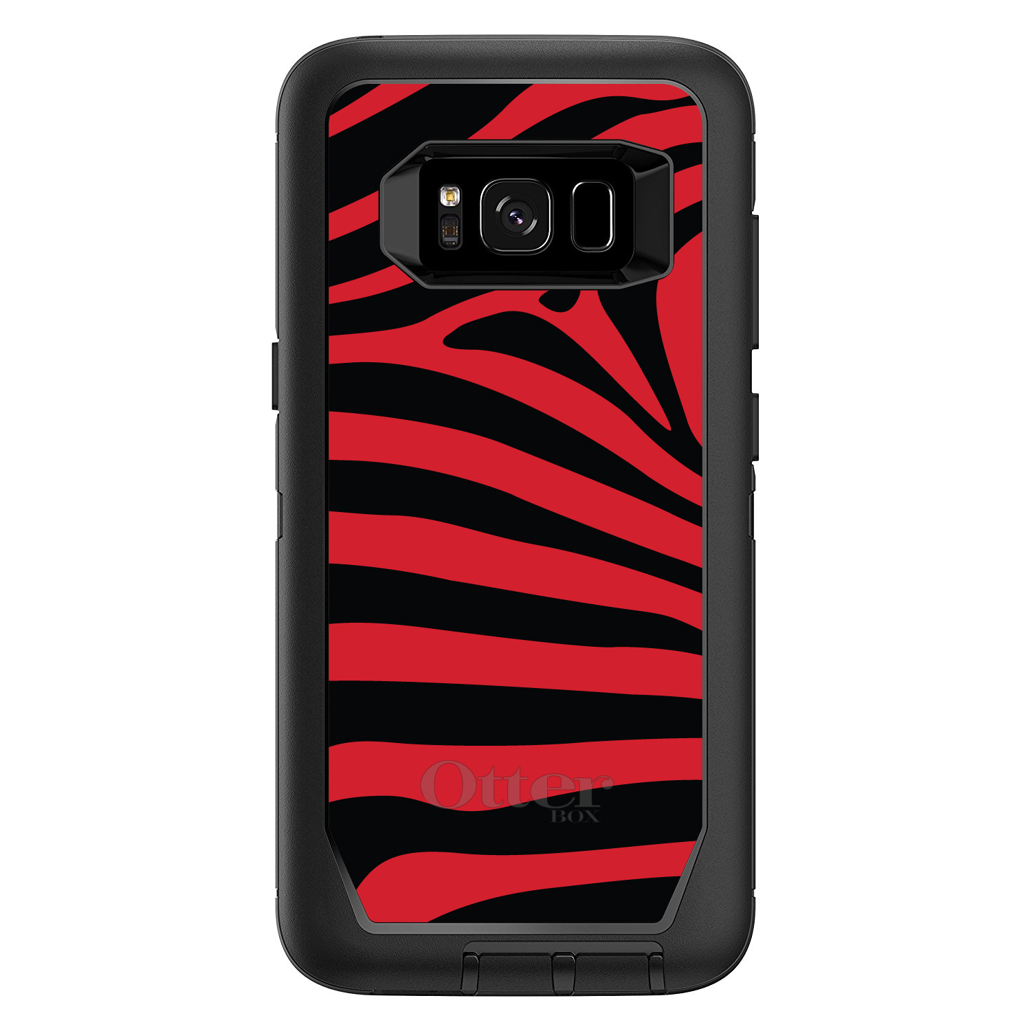 OtterBox Defender für Galaxy S (Modell auswählen) schwarz rot Zebra Skin Streifen - Bild 2 von 10