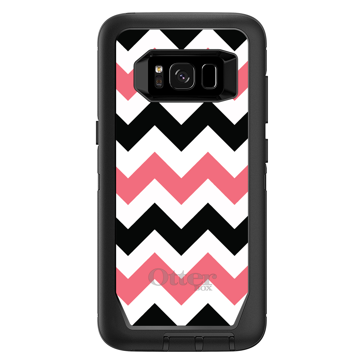 OtterBox Defender für Galaxy S (Modell auswählen) schwarz pink Chevron Streifen - Bild 2 von 10