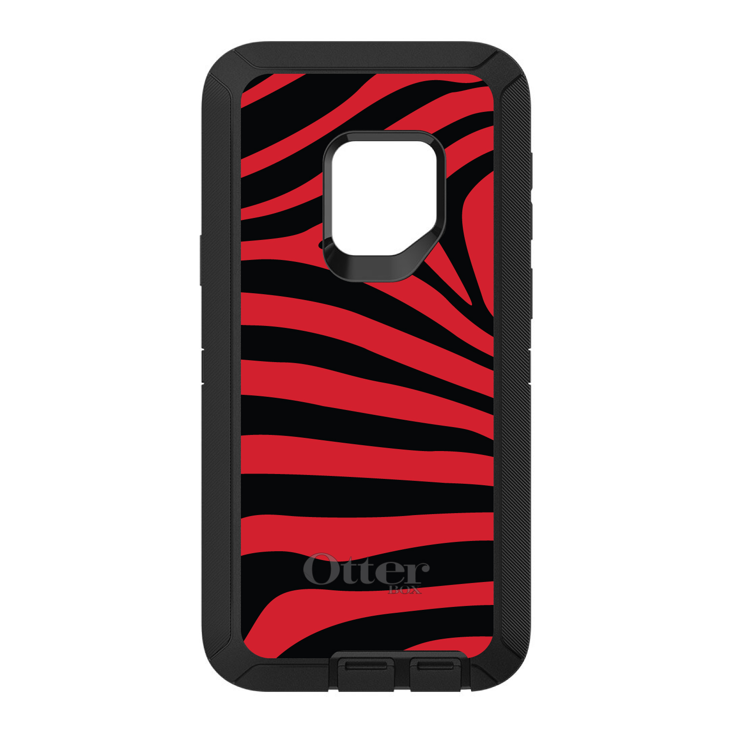 OtterBox Defender für Galaxy S (Modell auswählen) schwarz rot Zebra Skin Streifen - Bild 3 von 10