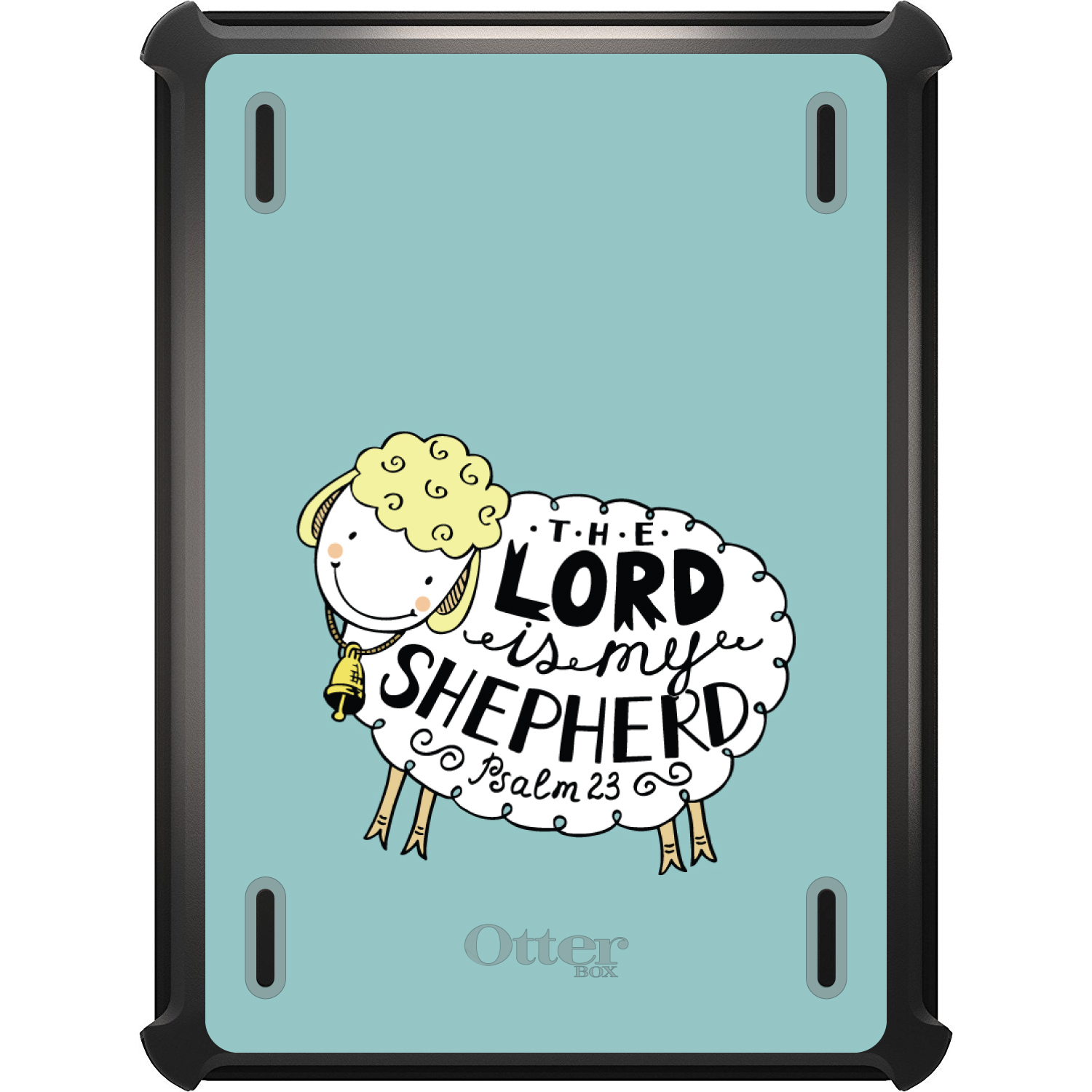 thumbnail 2 - OtterBox Defender for iPad Pro / Air / Mini - Psalm 23 The Lord is My Shepherd