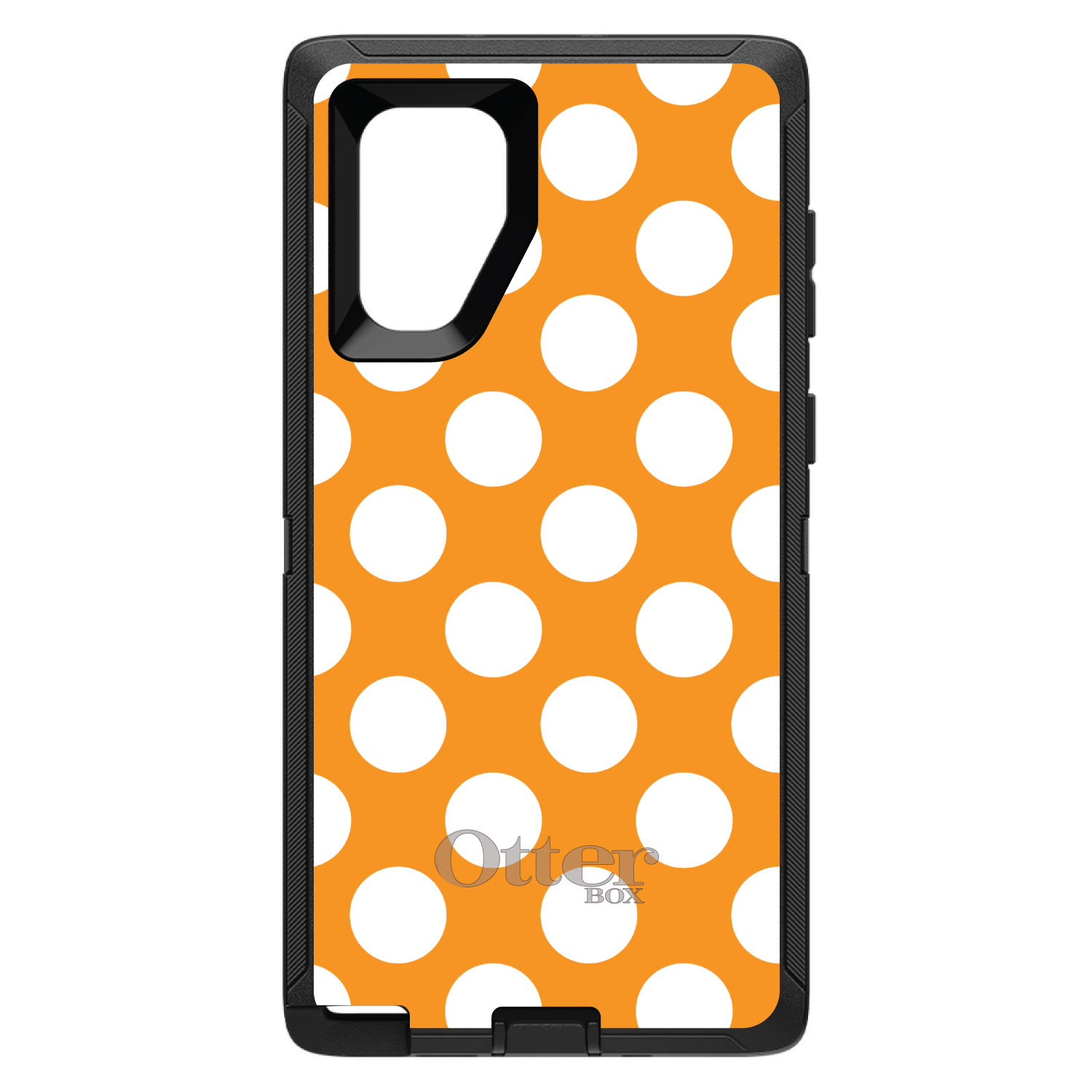 OtterBox Defender für Galaxy Note (Modell auswählen) weiß & orange gepunktet - Bild 8 von 11