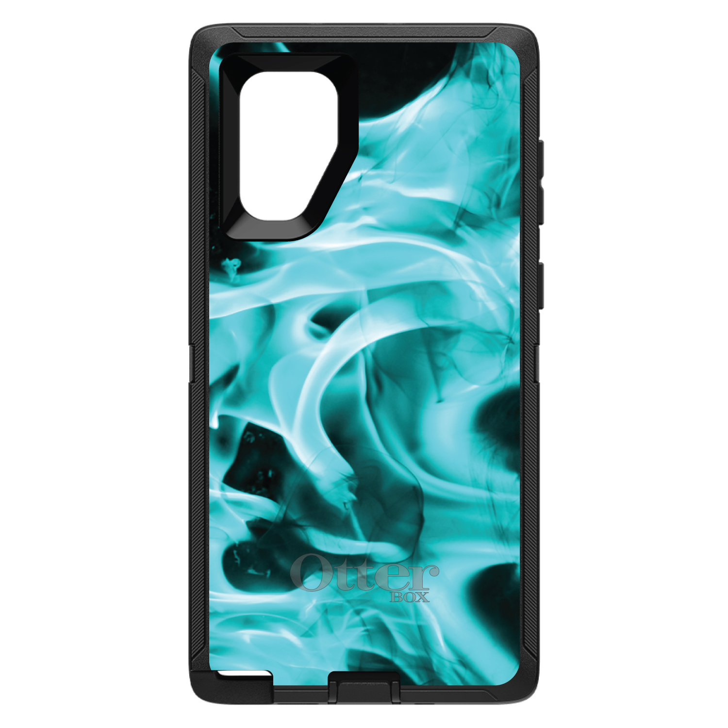 OtterBox Defender für Galaxy Note (Modell auswählen) Teal Black Flame Fire - Bild 8 von 11