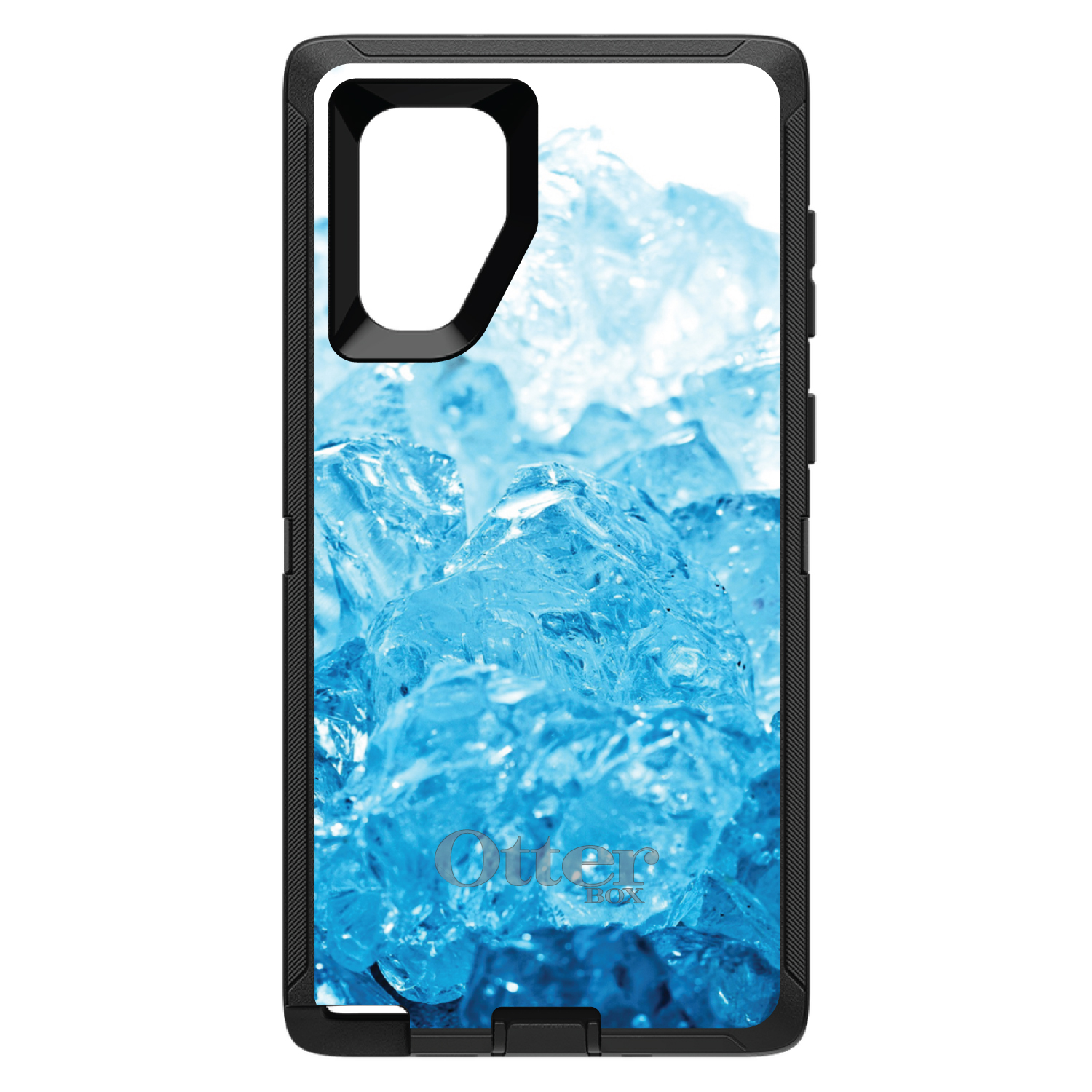 OtterBox Defender for Galaxy Note (Choose Model) Clear Blue Ice - Picture 8 of 11