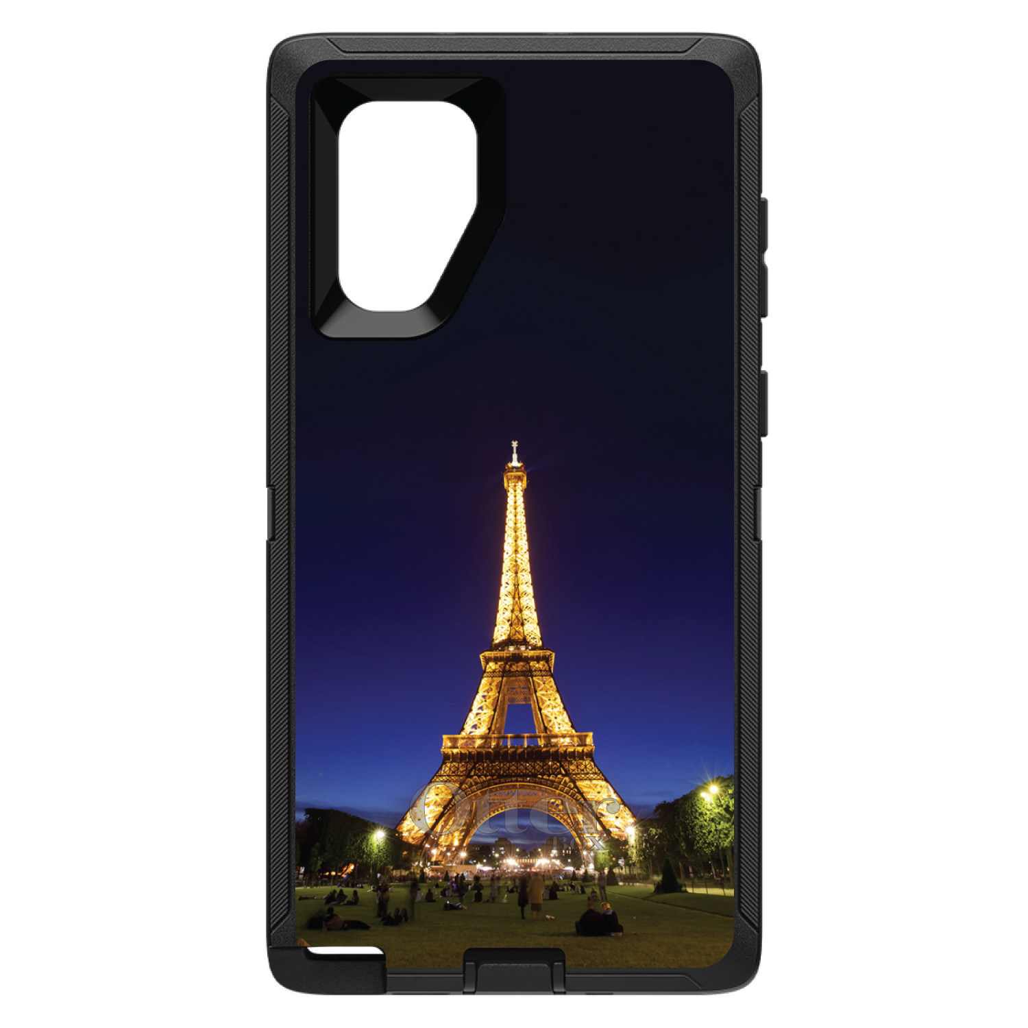 OtterBox Defender for Galaxy Note (Choose Model) Eiffel Tower Paris Night - Picture 8 of 11