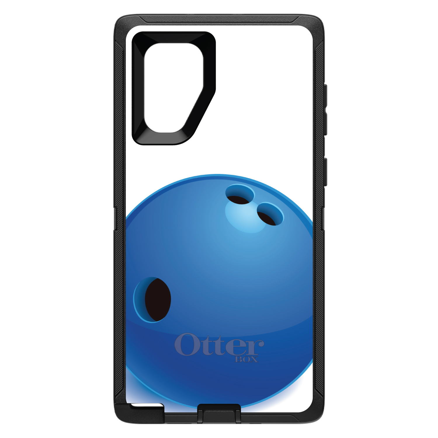 OtterBox Defender for Galaxy Note (Choose Model) Blue Bowling Ball - Picture 8 of 11