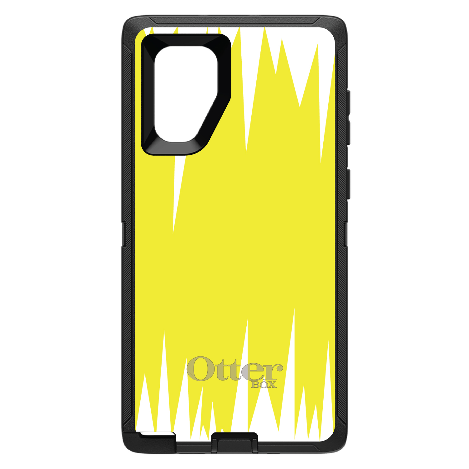 OtterBox Defender for Galaxy Note (Choose Model) Yellow White Spikes - Picture 9 of 11