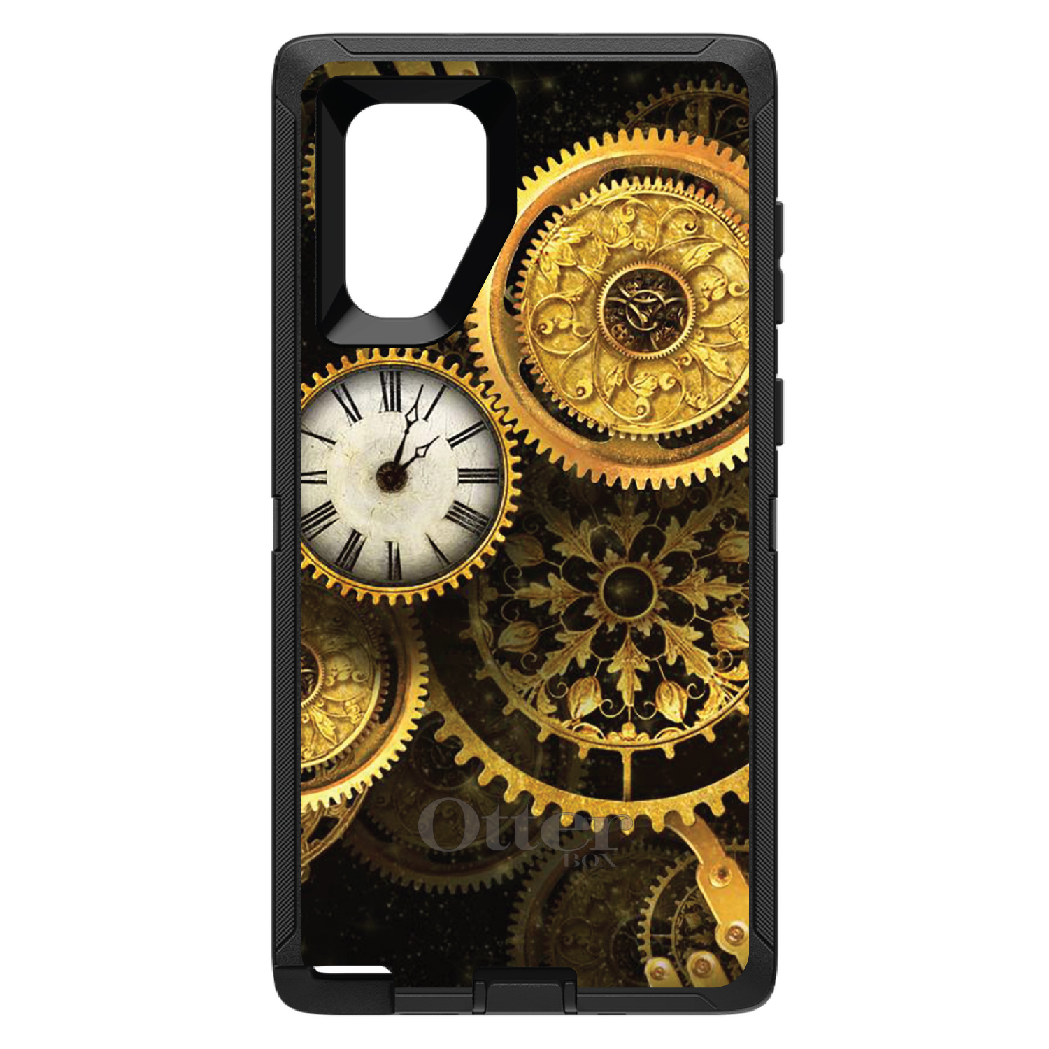 OtterBox Defender for Galaxy Note (Choose Model) Clocks Clockwork Gold - Picture 9 of 11
