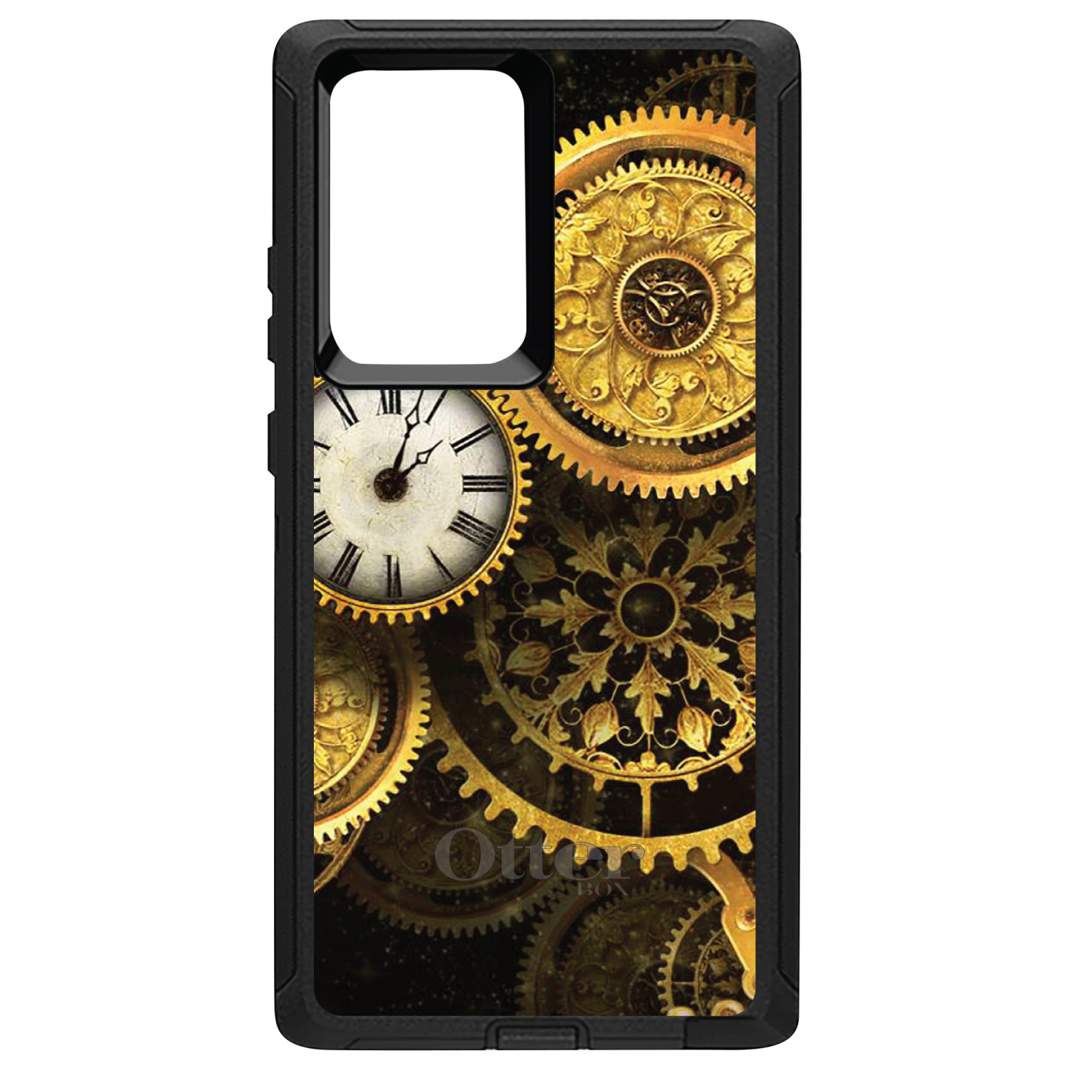 OtterBox Defender for Galaxy Note (Choose Model) Clocks Clockwork Gold - Picture 10 of 11