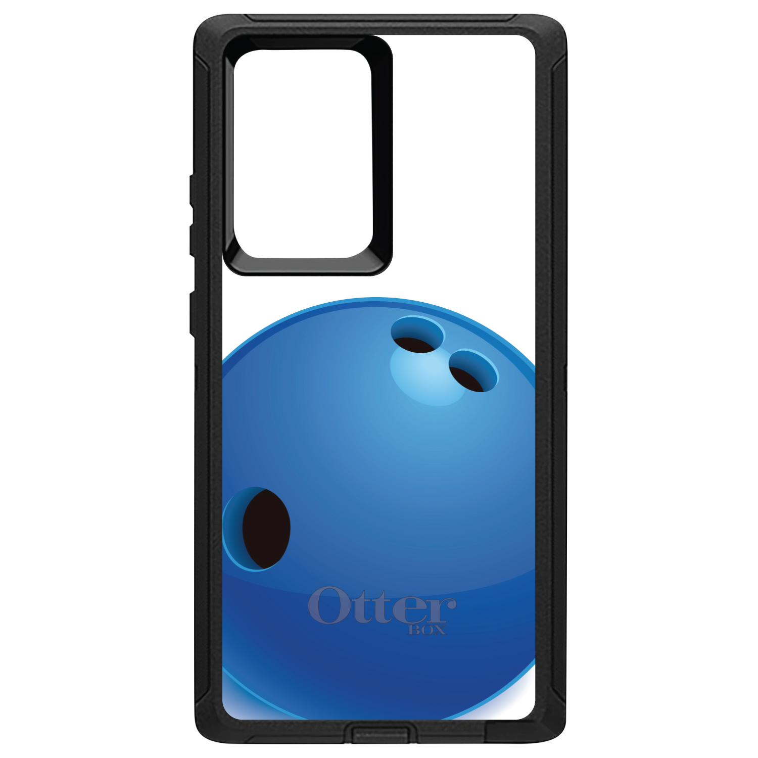 OtterBox Defender for Galaxy Note (Choose Model) Blue Bowling Ball - Picture 10 of 11
