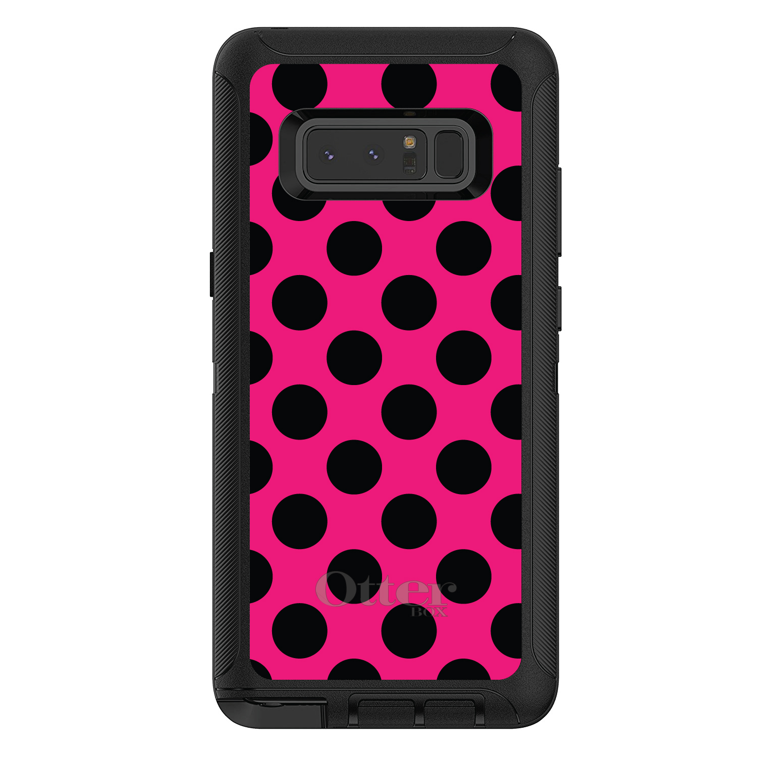 OtterBox Defender für Galaxy Note (Modell auswählen) schwarz & pink gepunktet - Bild 2 von 11