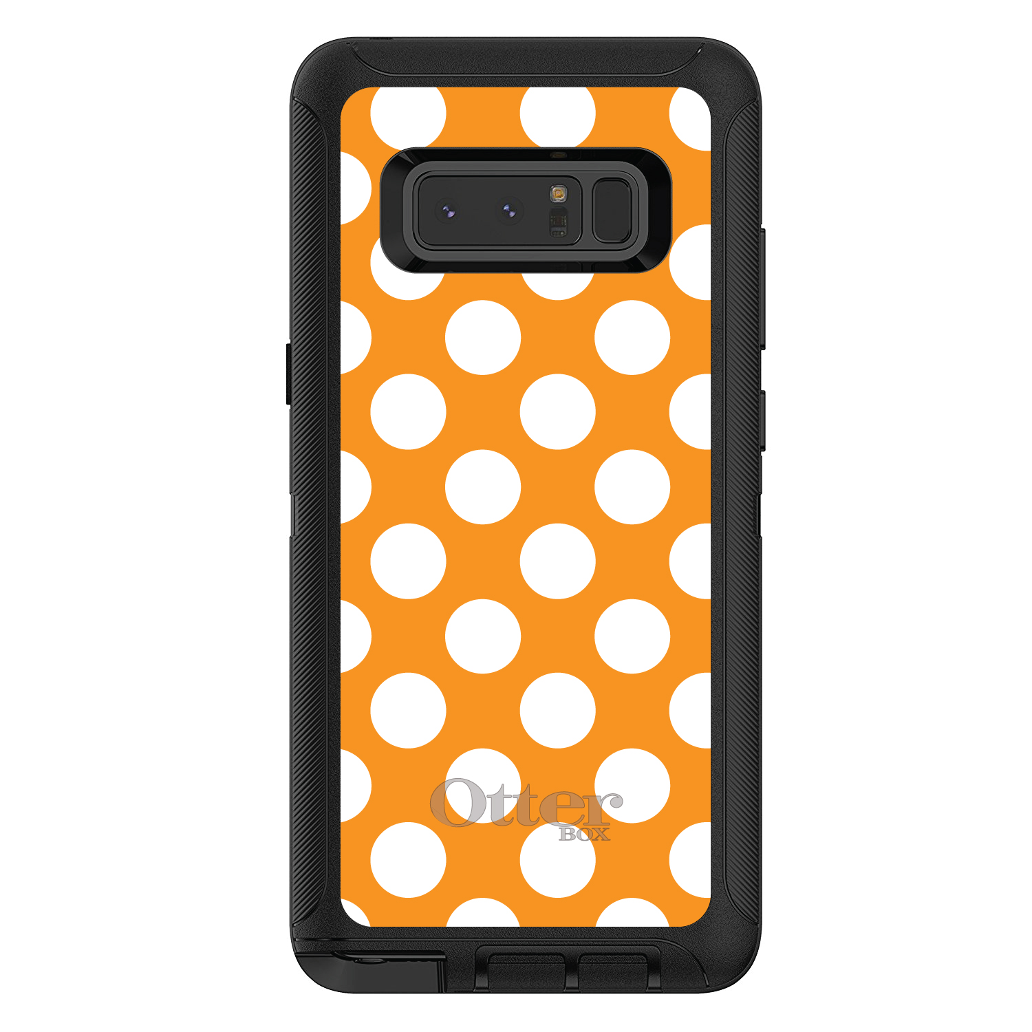OtterBox Defender für Galaxy Note (Modell auswählen) weiß & orange gepunktet - Bild 2 von 11
