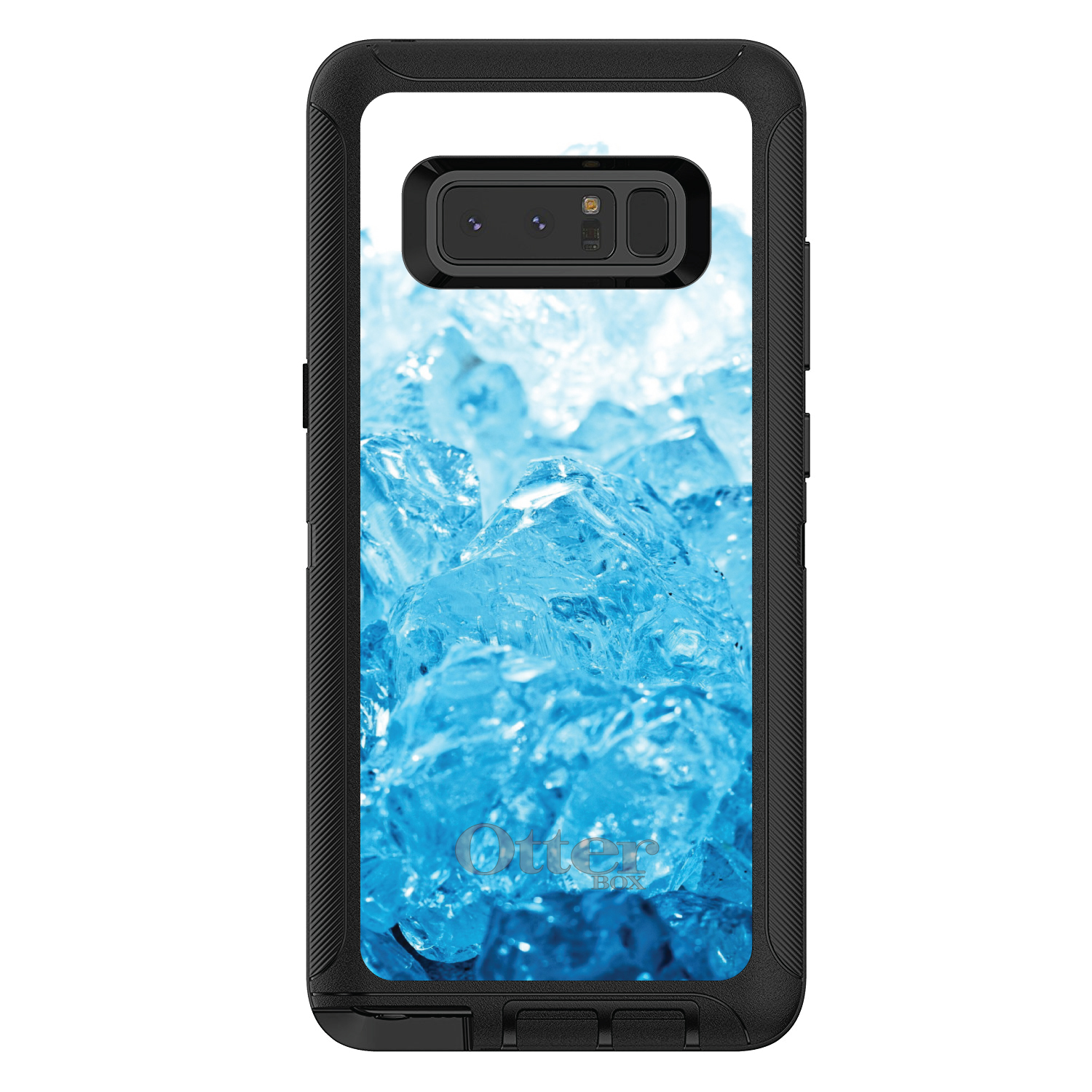 OtterBox Defender for Galaxy Note (Choose Model) Clear Blue Ice - Picture 2 of 11