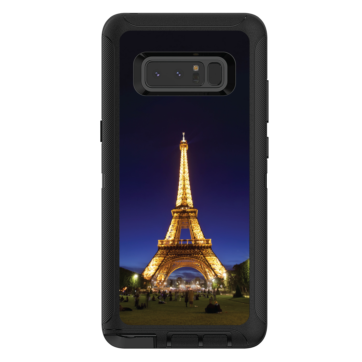 OtterBox Defender for Galaxy Note (Choose Model) Eiffel Tower Paris Night - Picture 2 of 11