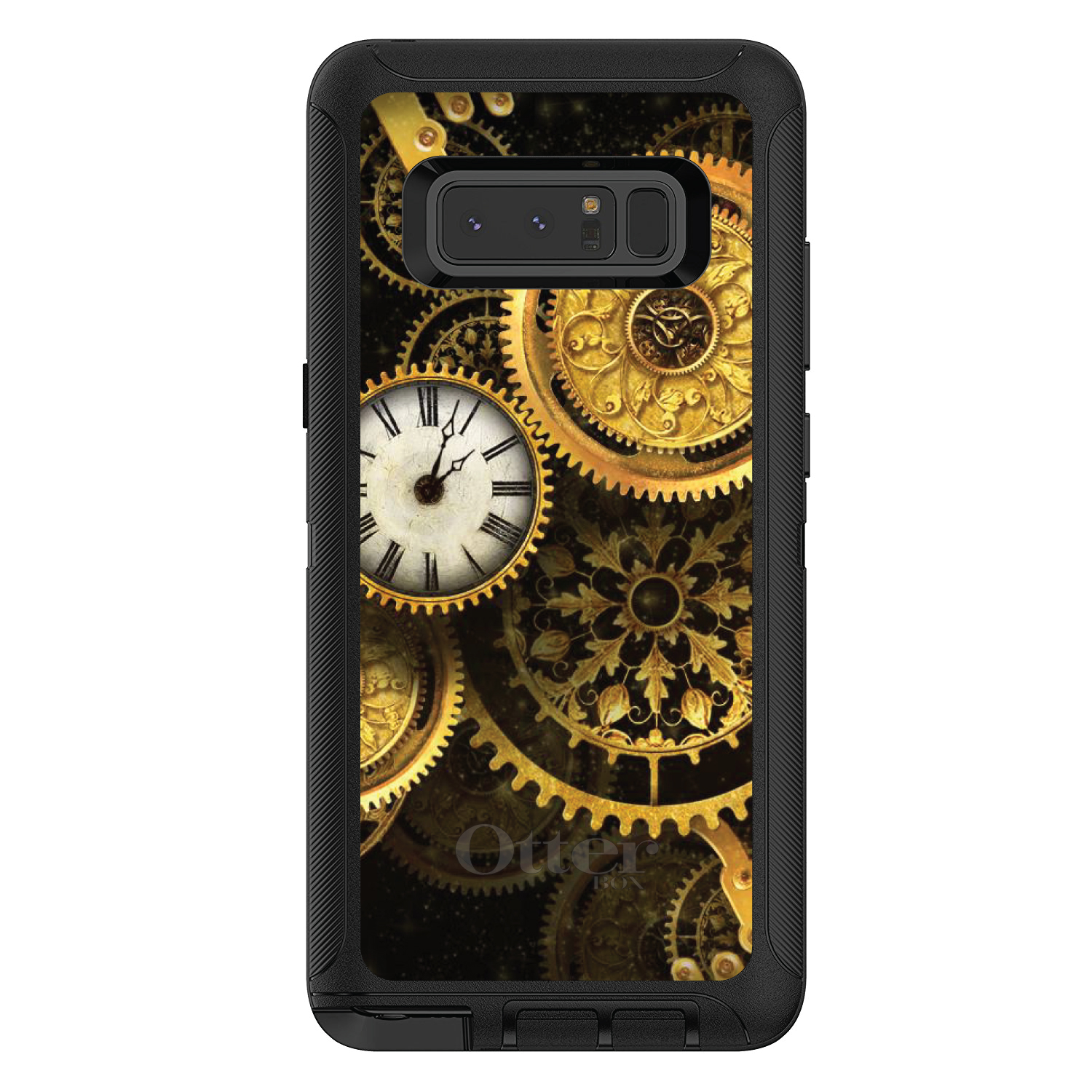 OtterBox Defender for Galaxy Note (Choose Model) Clocks Clockwork Gold - Picture 2 of 11
