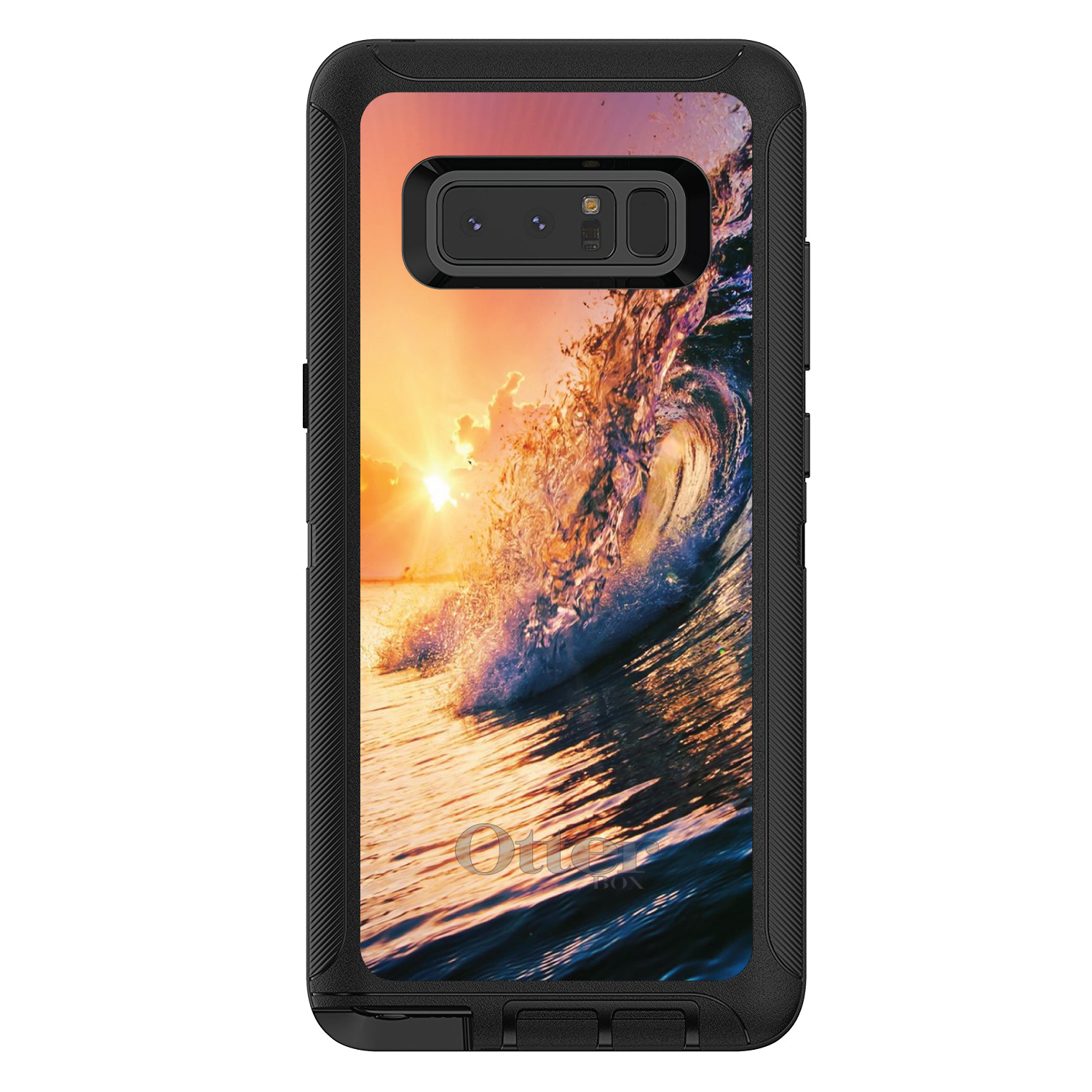 OtterBox Defender for Galaxy Note (Choose Model) Ocean Wave Sunset - Picture 2 of 11