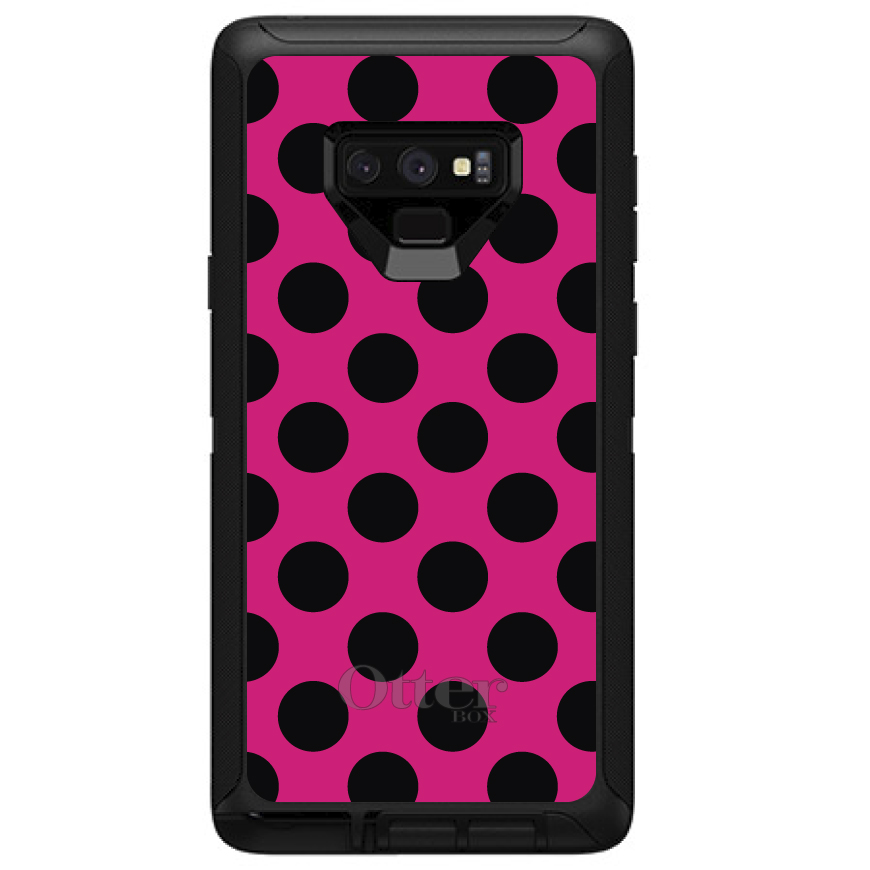OtterBox Defender für Galaxy Note (Modell auswählen) schwarz & pink gepunktet - Bild 7 von 11