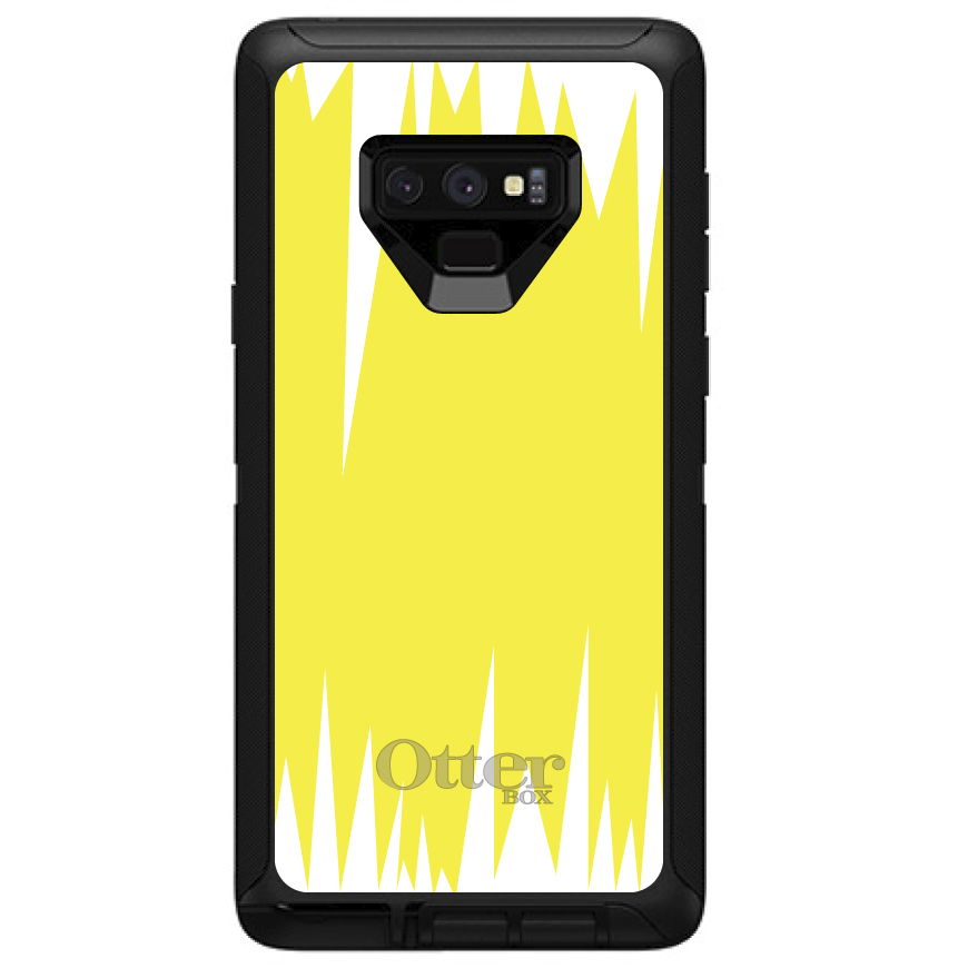 OtterBox Defender for Galaxy Note (Choose Model) Yellow White Spikes - Picture 7 of 11