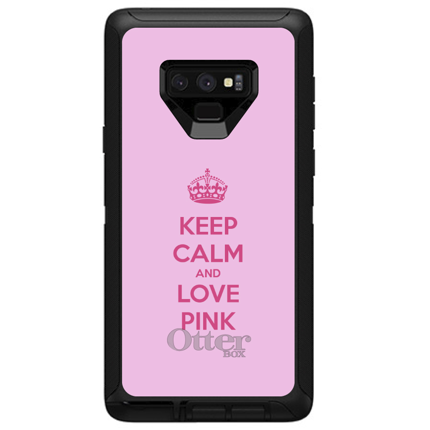 OtterBox Defender for Galaxy Note (Choose Model) Keep Calm and Love Pink - Picture 7 of 11