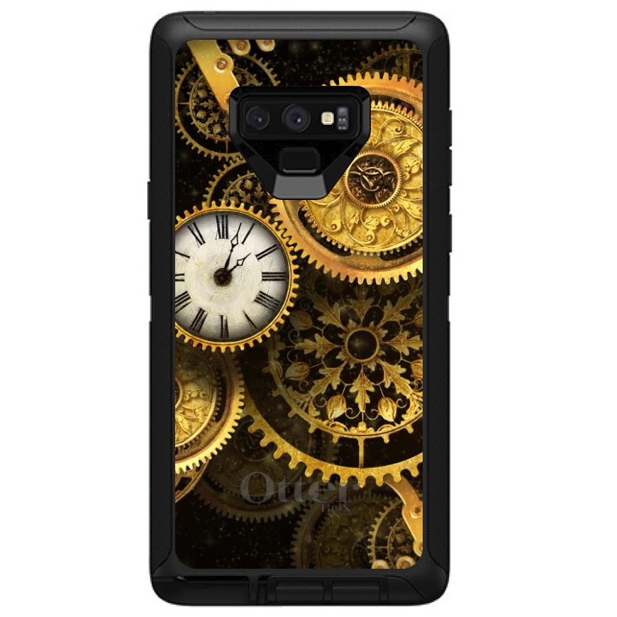 OtterBox Defender for Galaxy Note (Choose Model) Clocks Clockwork Gold - Picture 7 of 11