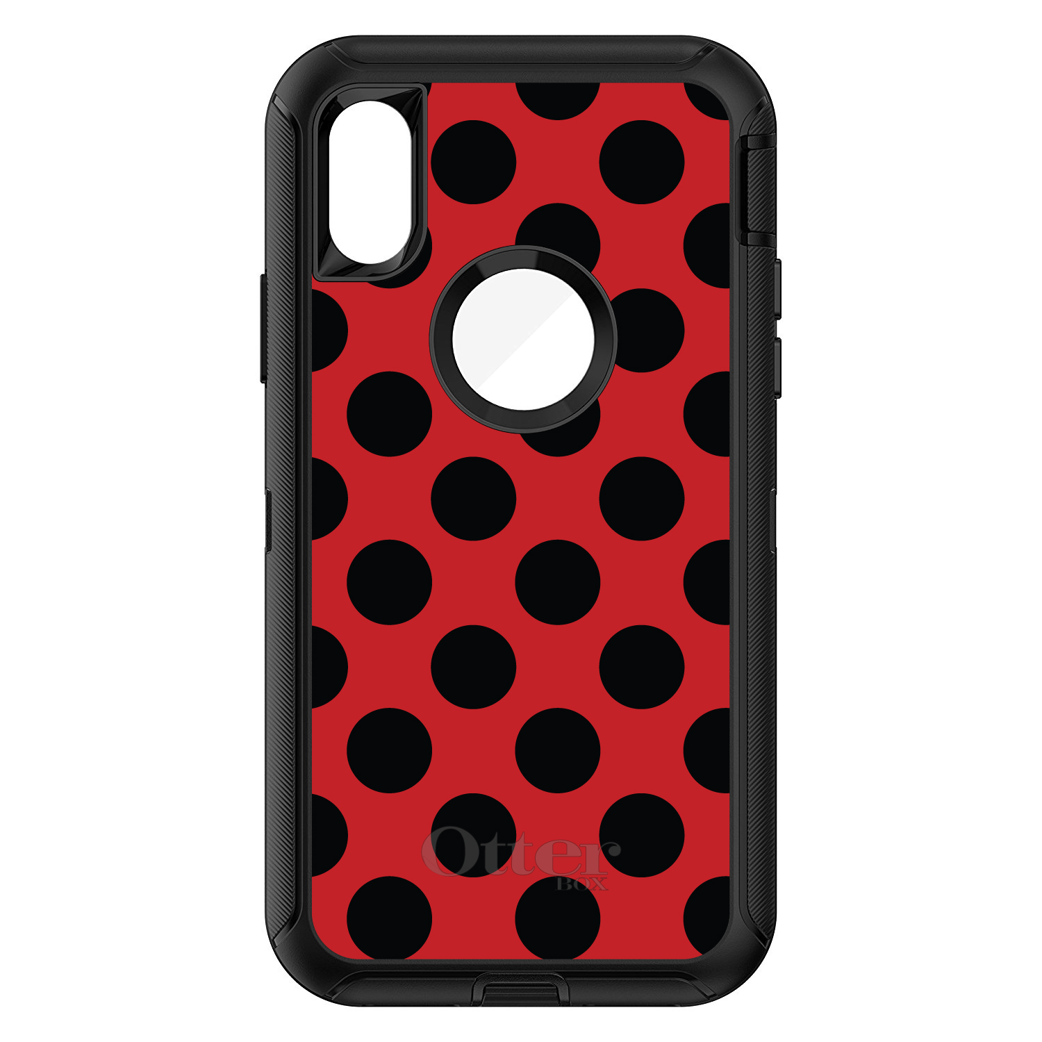 OtterBox Defender für iPhone/Samsung Galaxy - schwarz & rot Tupfenpunkte - Bild 6 von 40