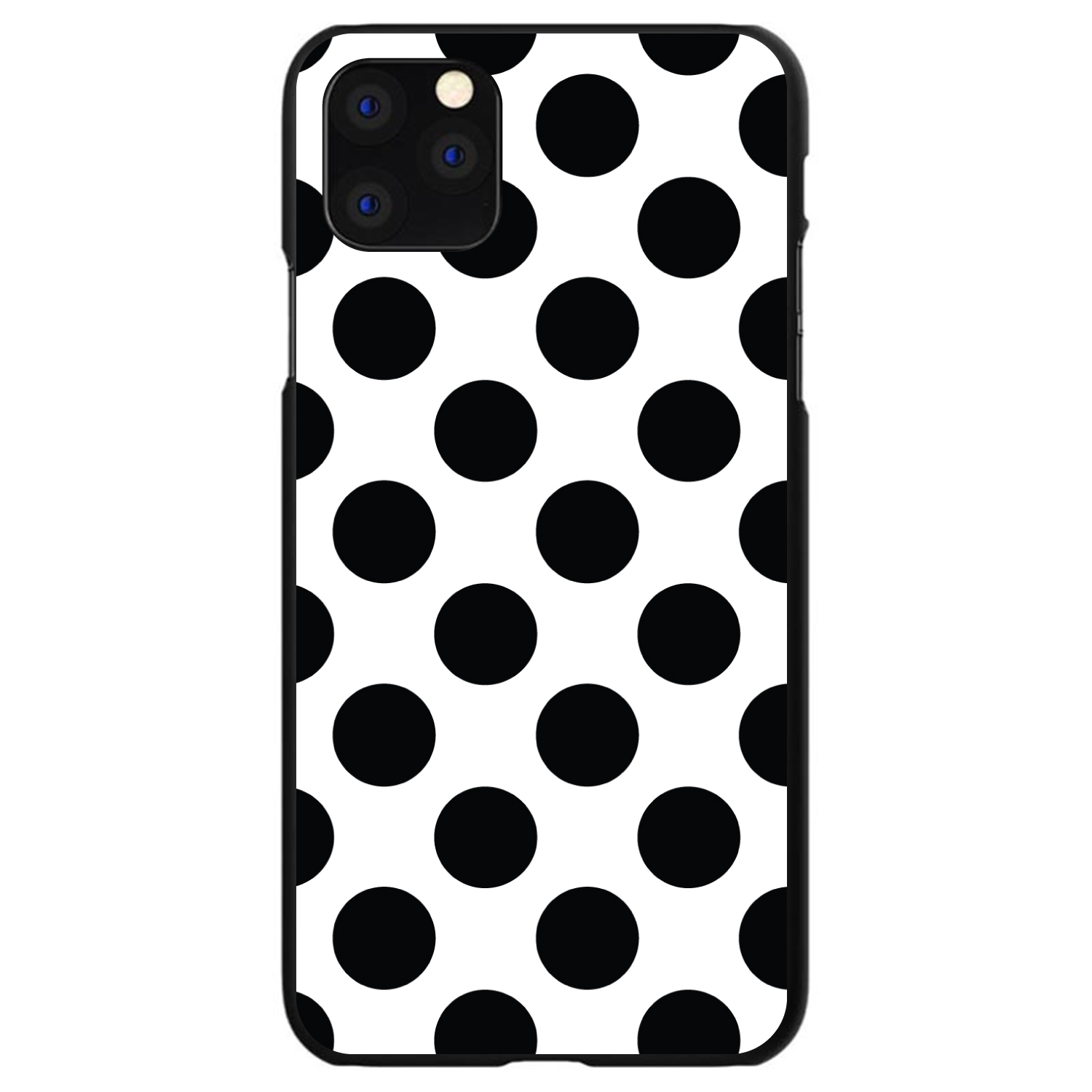 Hard Case Cover for iPhone / Samsung Galaxy Black & White Polka Dots - Picture 12 of 39