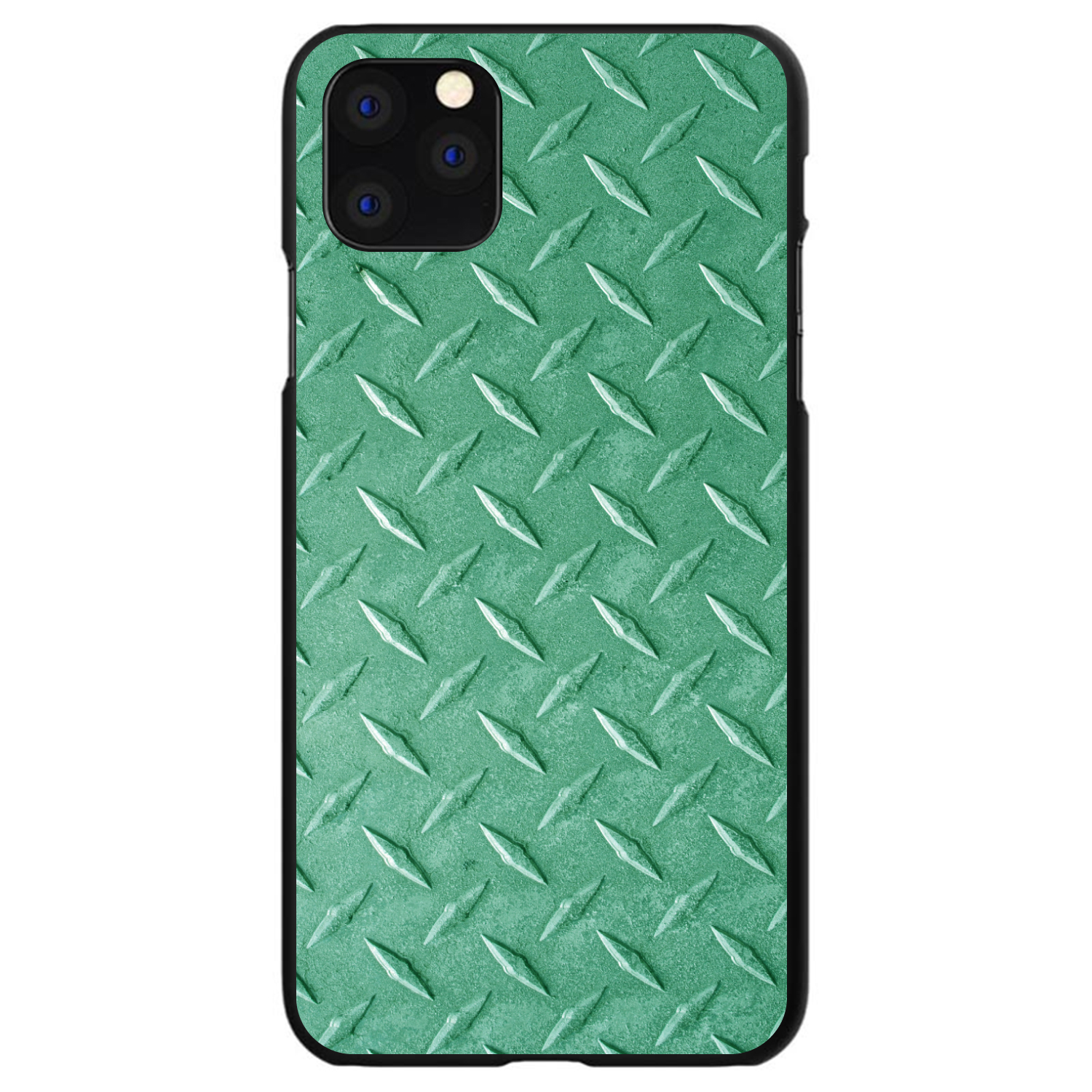 Hard Case Cover for iPhone Samsung Galaxy Green Diamond Plate