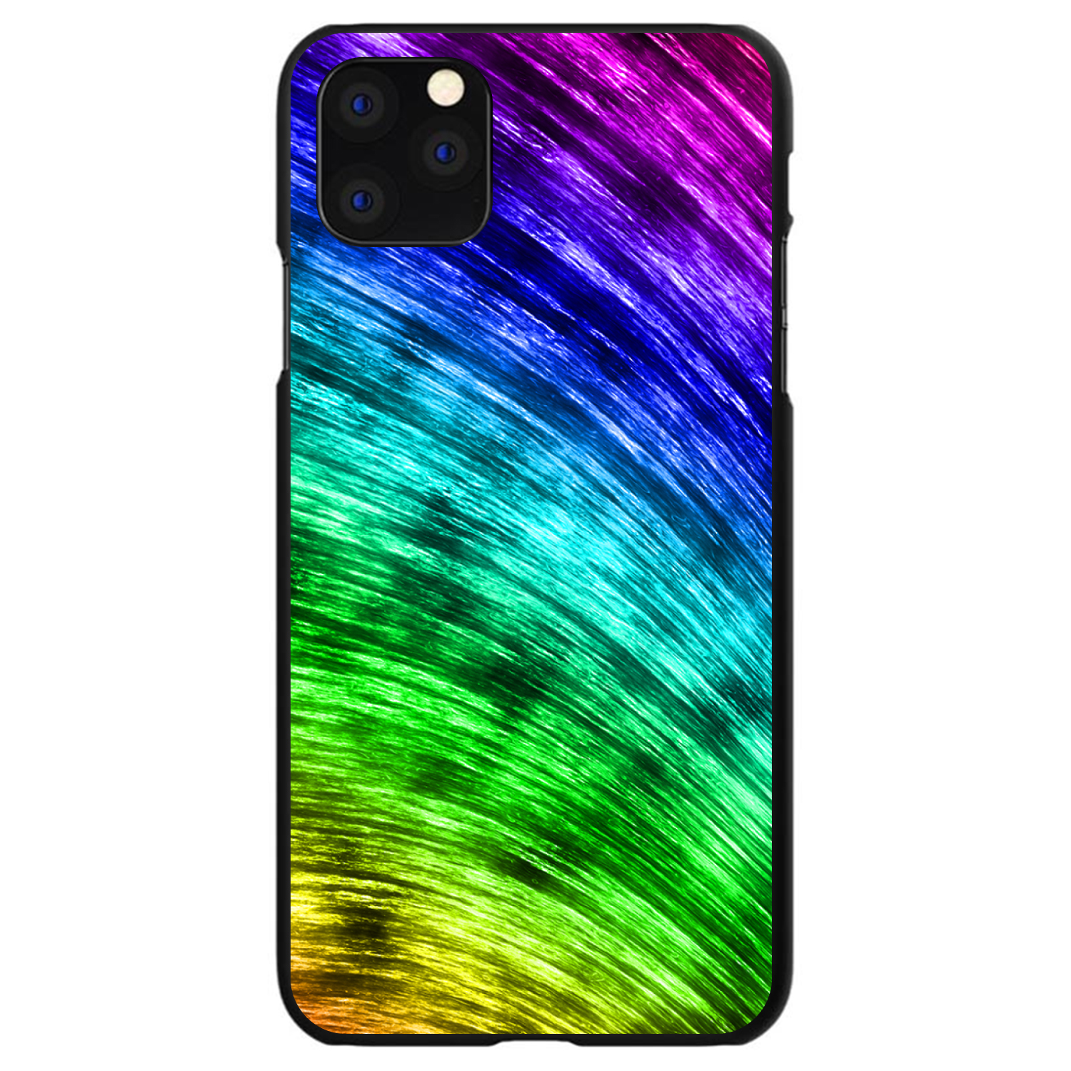 Hard Case Cover for iPhone / Samsung Galaxy Rainbow Shimmering Curve - Picture 11 of 38
