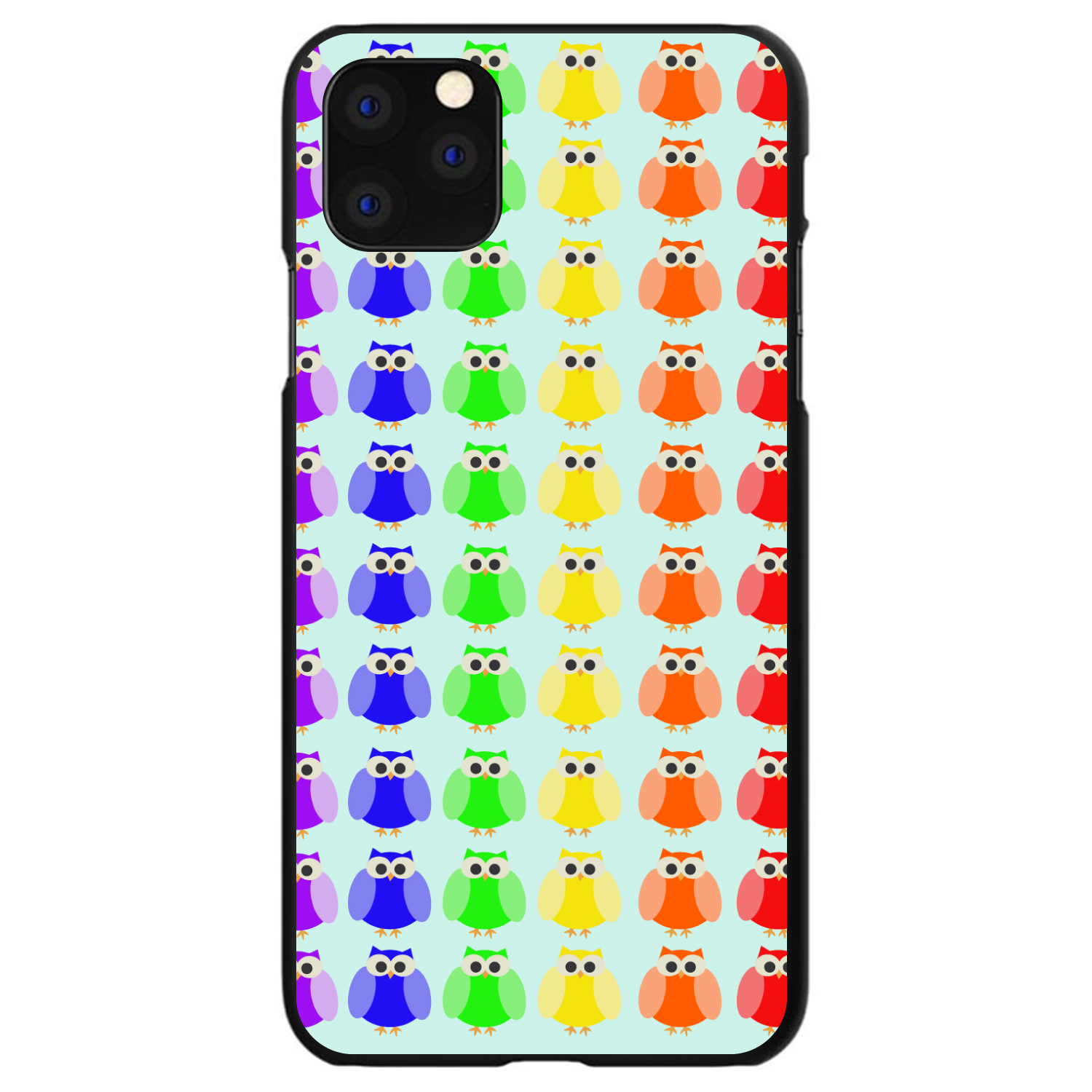 Hard Case Cover for iPhone / Samsung Galaxy Rainbow Owls Cartoon - Picture 11 of 38